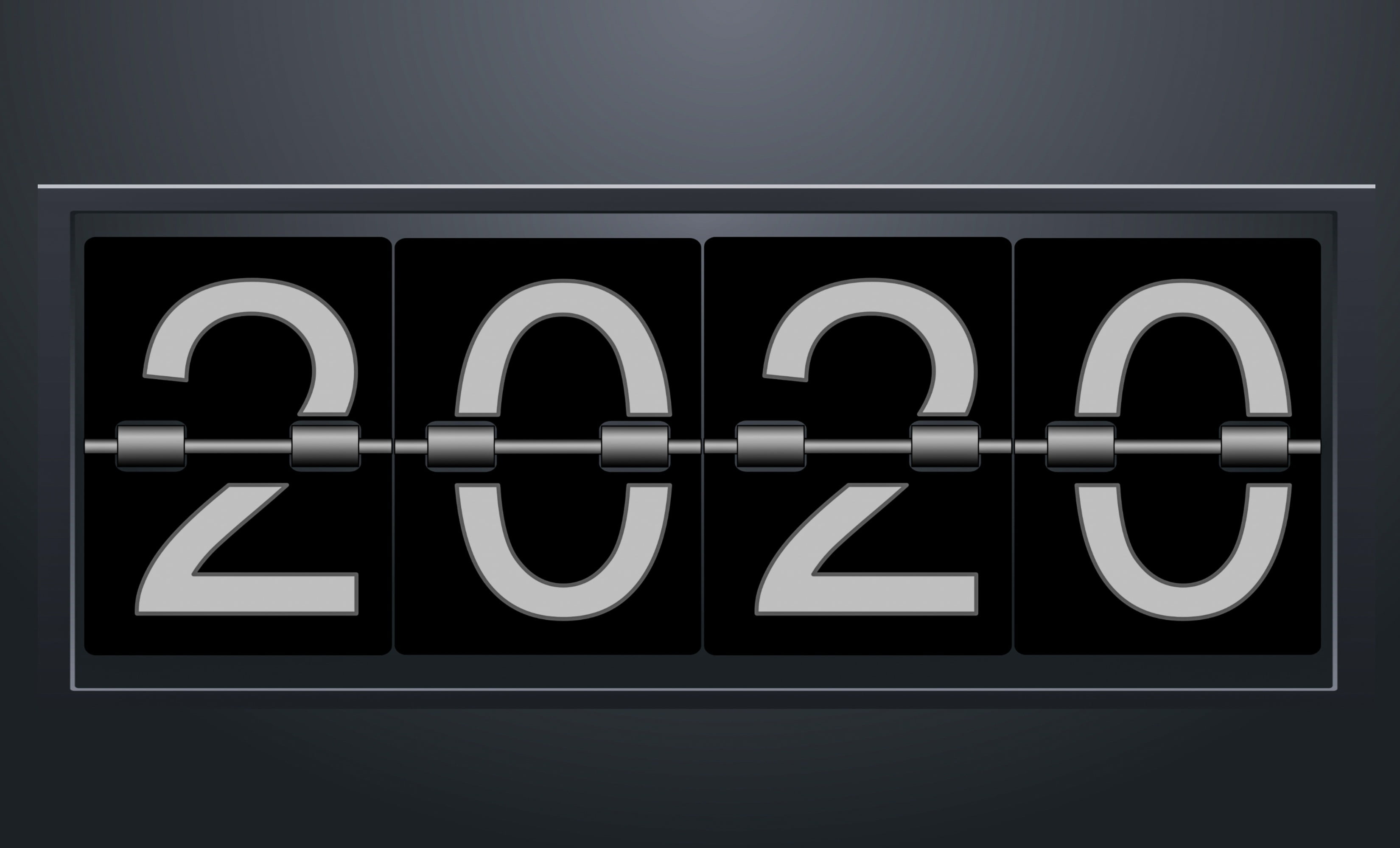 2020 (Year), 2020 new year, 2K, HD Wallpaper