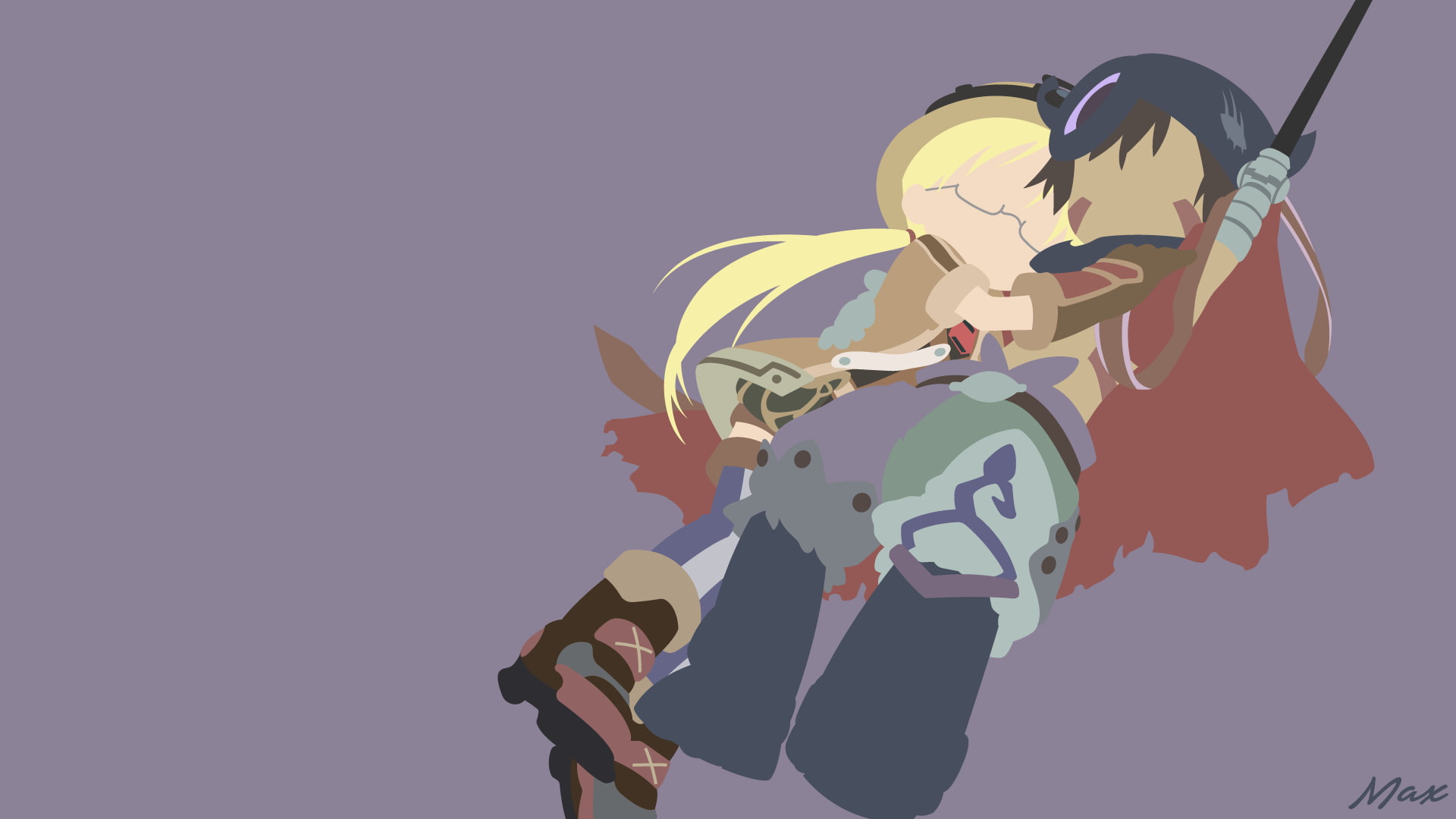 1080P, Riko (Made in Abyss), Reg (Made in Abyss), Anime, Made In Abyss, HD Wallpaper