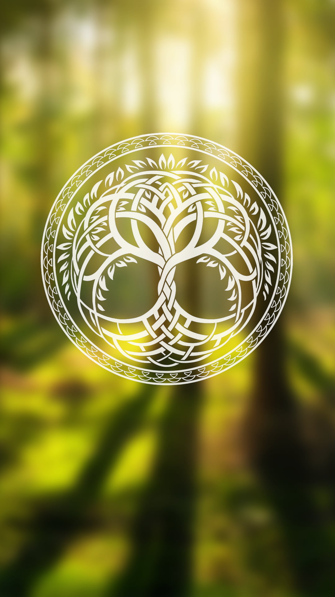 blurred, Vikings, 1080P, forest, Yggdrasil, Phone HD Wallpaper