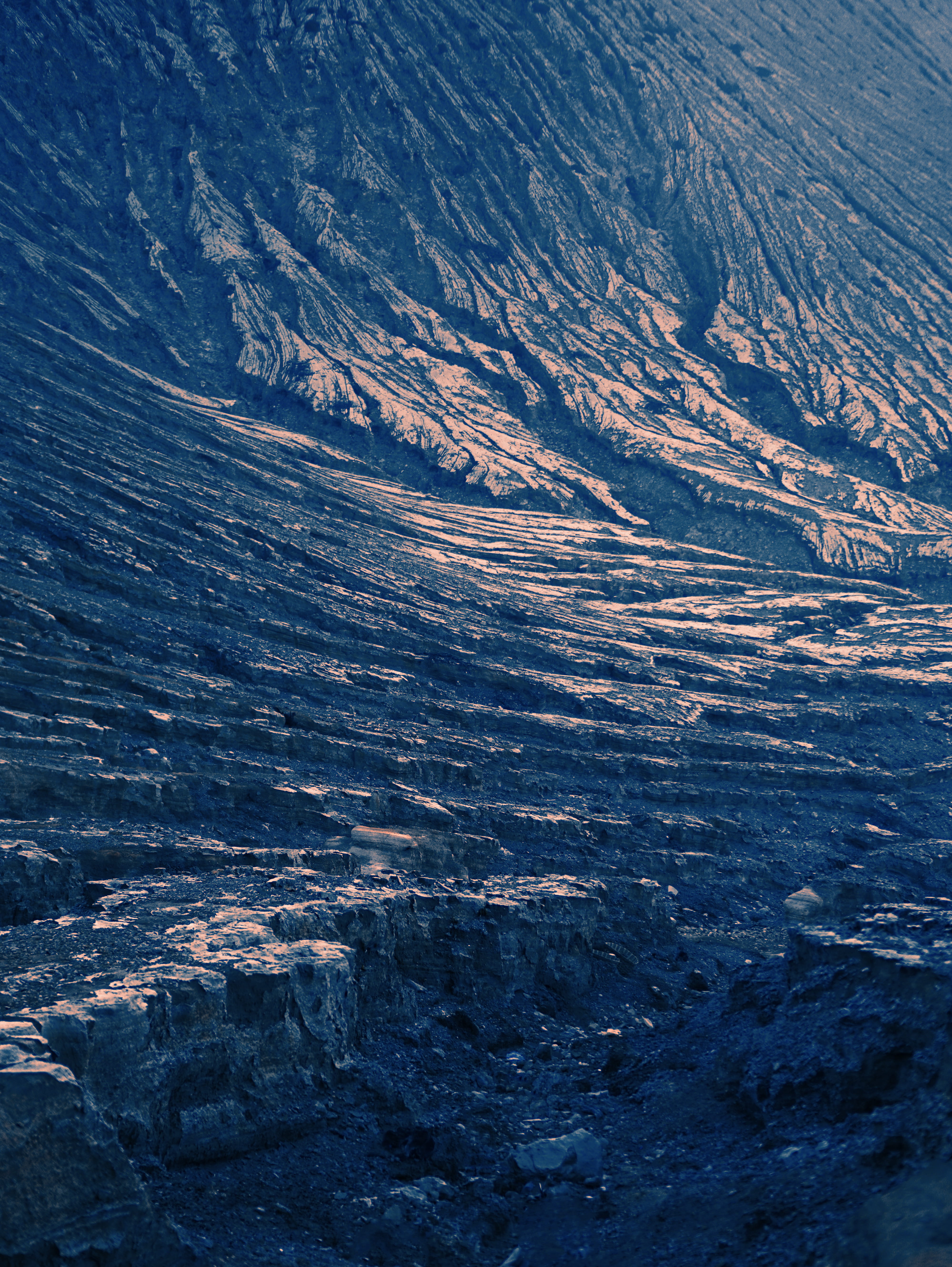 deep, landscape, aerial view, 5K, molten, ijen, outdoors, physical geography, climate, arid climate, geology, idyllic, mountain, extreme terrain, scenics - nature, Phone HD Wallpaper