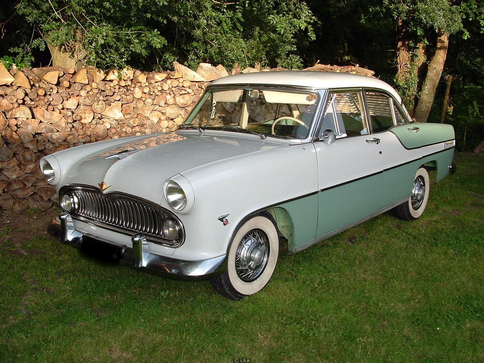 sedan, simca, classic, french, regence, cars, 720P, HD Wallpaper