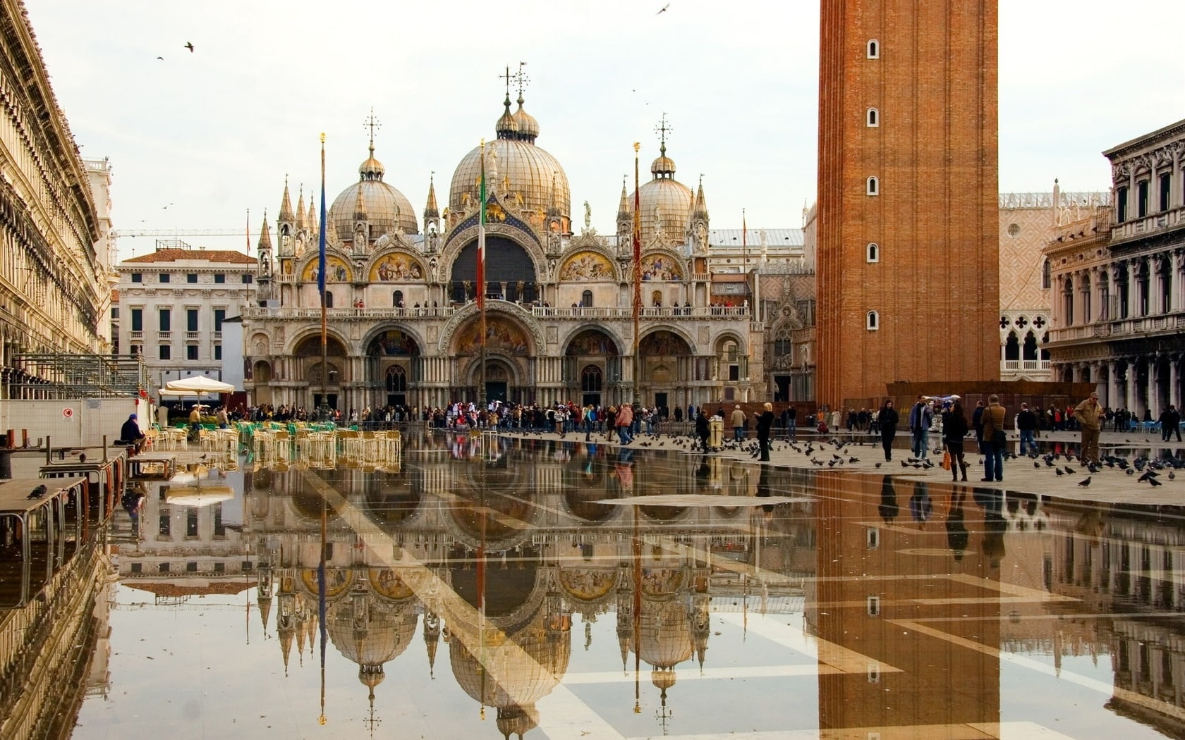 venice, basilica, marco, marks, 720P, st, san, piazza, HD Wallpaper