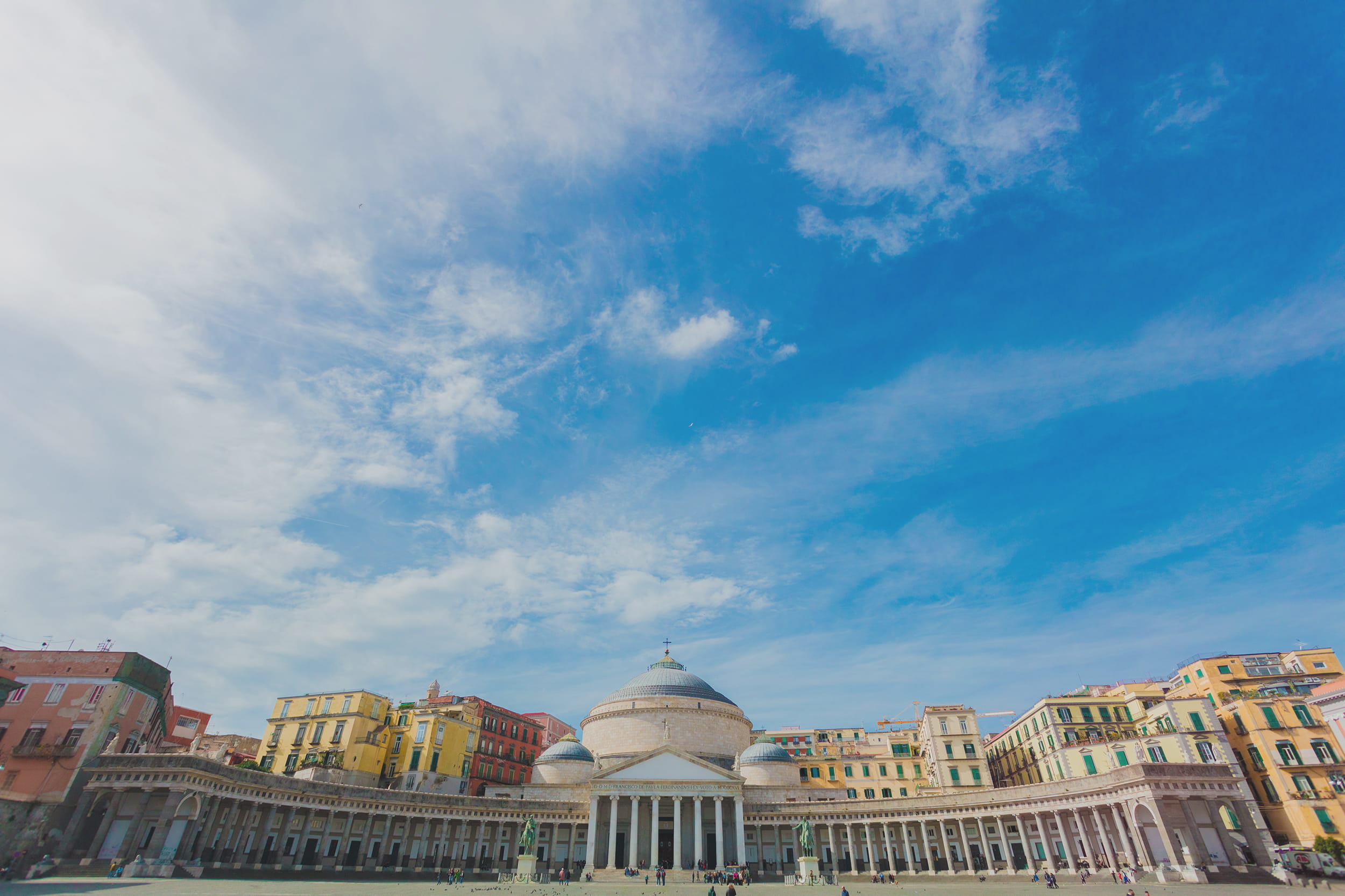 italy, no people, dome, place of worship, travel destinations, outdoors, 1080P, religion, nature, tourism, building exterior, built structure, city, piazza del plebiscito, HD Wallpaper