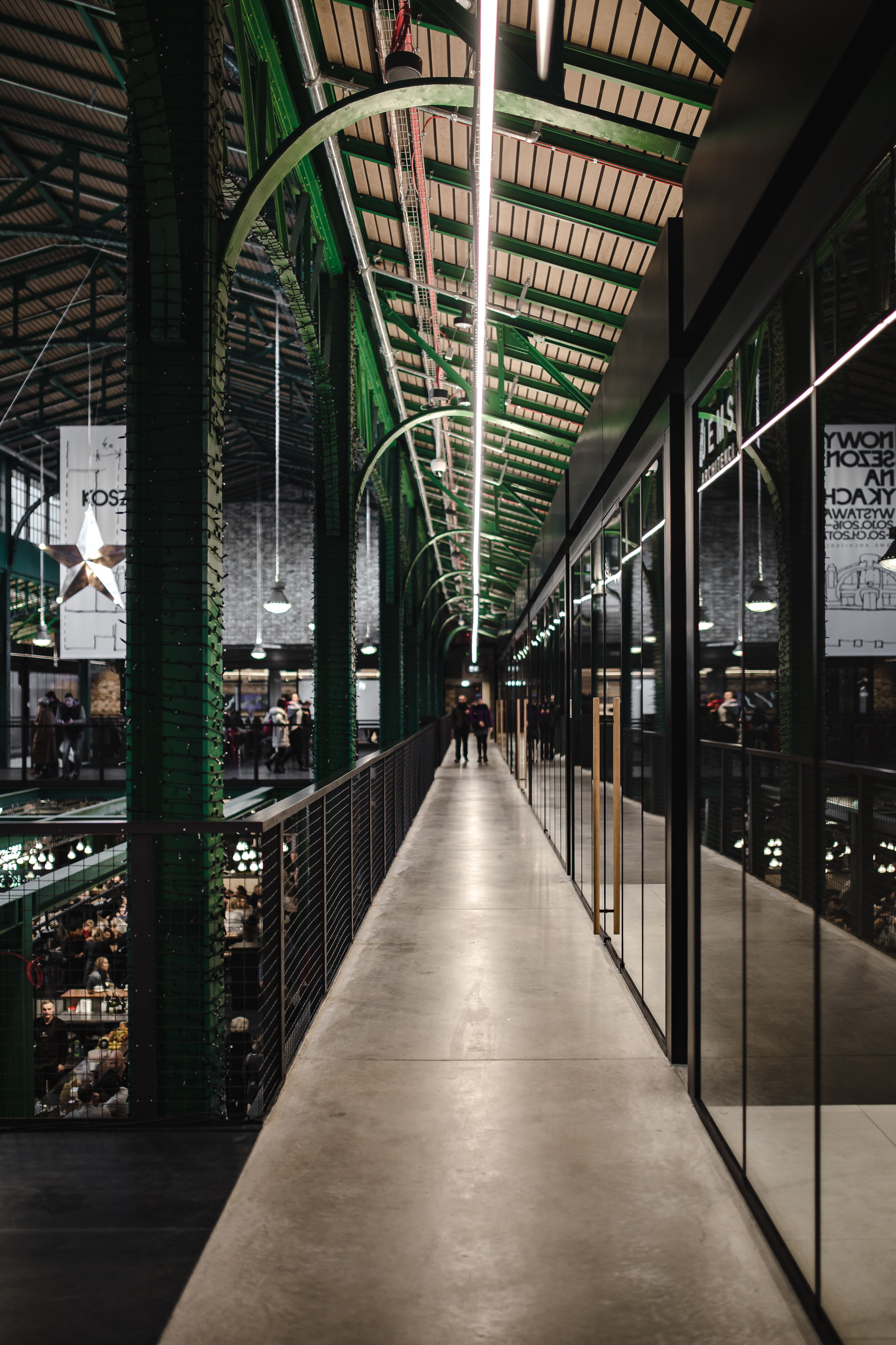 interiors, shoppers, known, the way forward, commonly known, People, illuminated, day, food court, koszyki, marketplace, building, Warsaw, built Structure, Phone HD Wallpaper