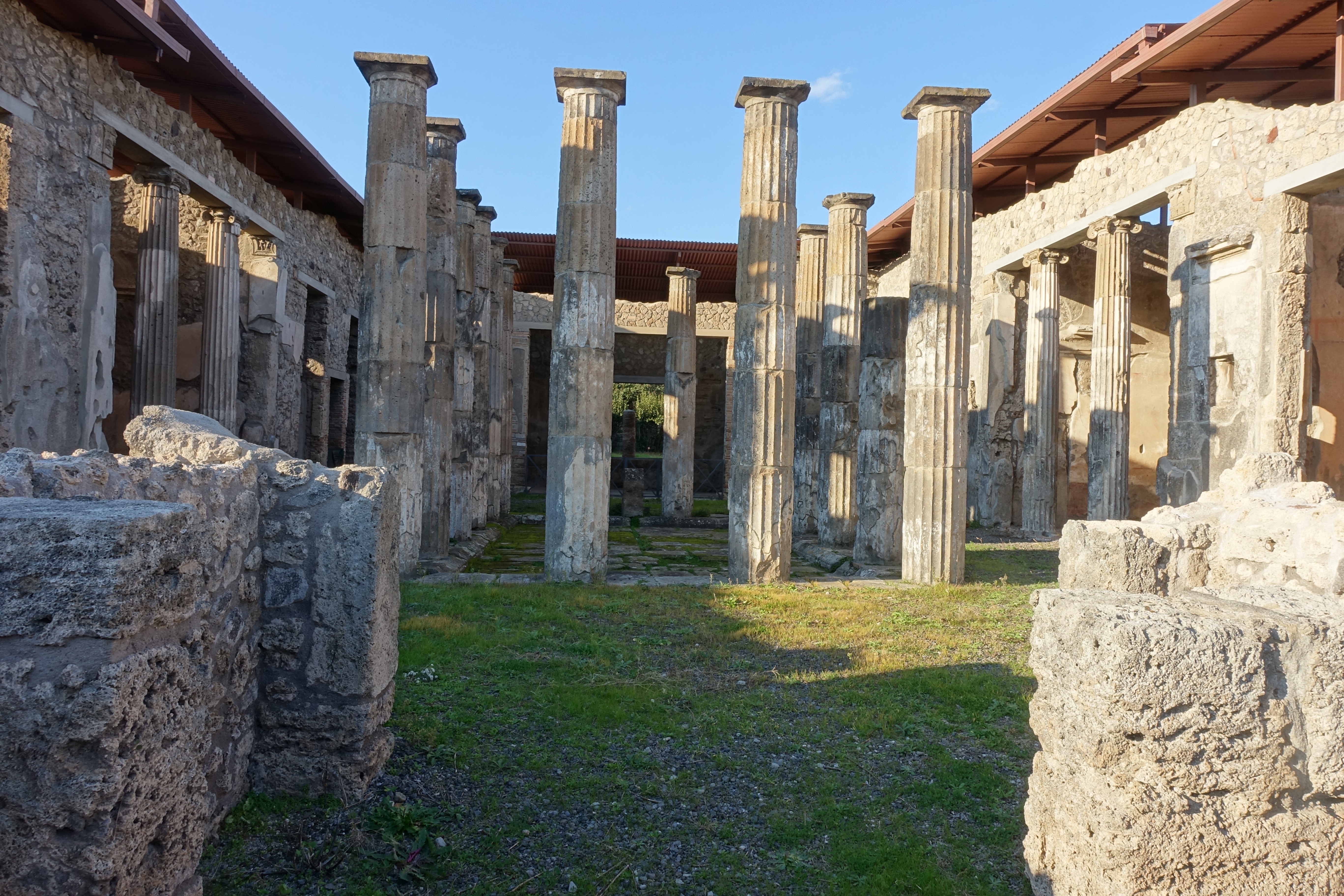 rome, architectural column, building, outdoor, culture, column, stone, grass, old ruin, 5K, deterioration, italian, landmark, built structure, historical, HD Wallpaper