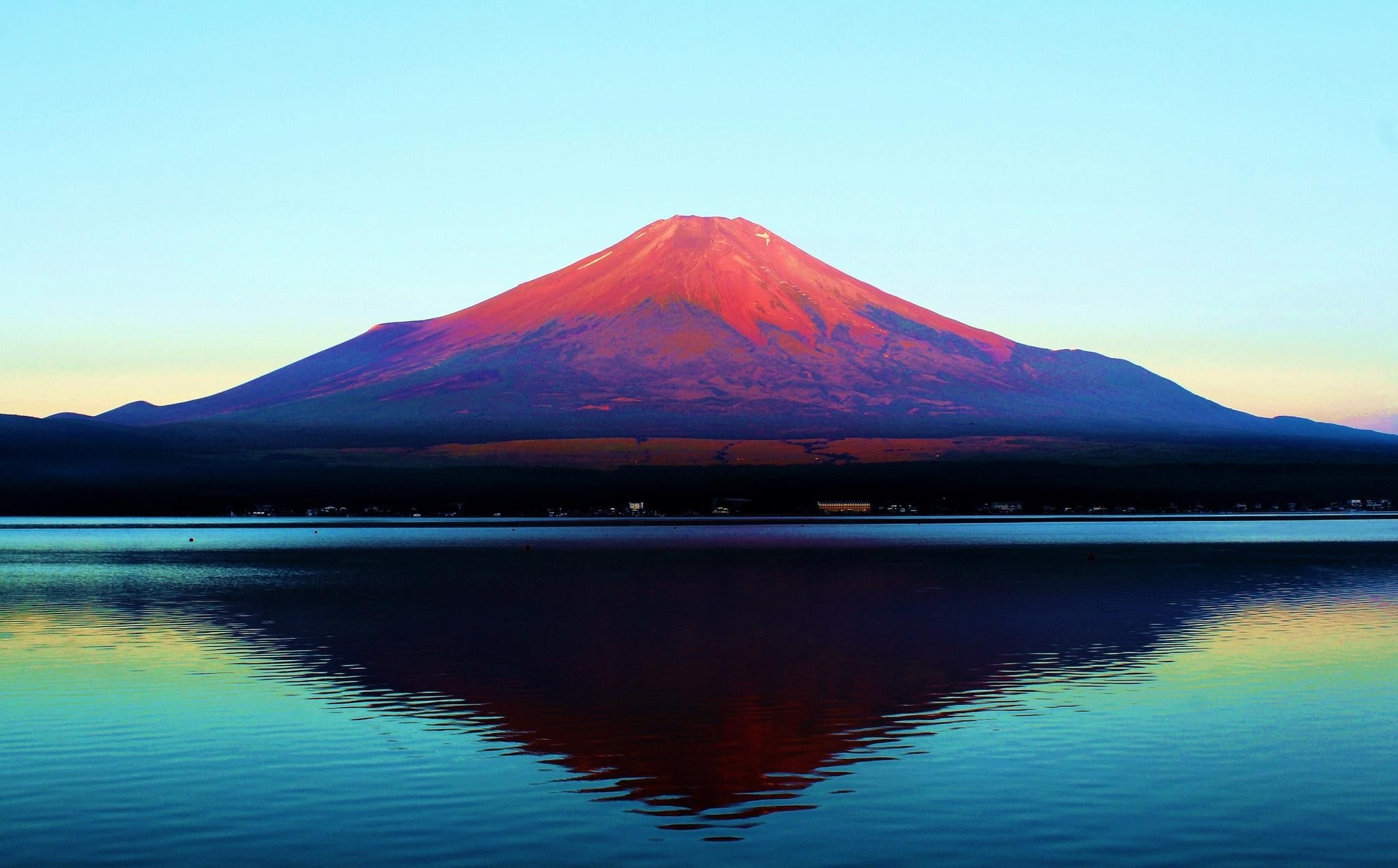 hd, landscapes, x, fuji, mountains, art, nature, mount, 1080P, japan, sea, volcanoes, HD Wallpaper