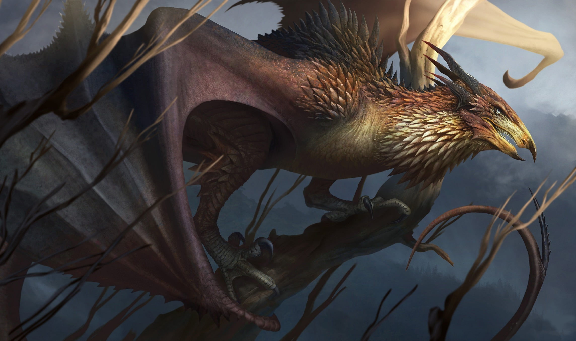 Wyvern, Creature, 1080P, Fantasy, HD Wallpaper