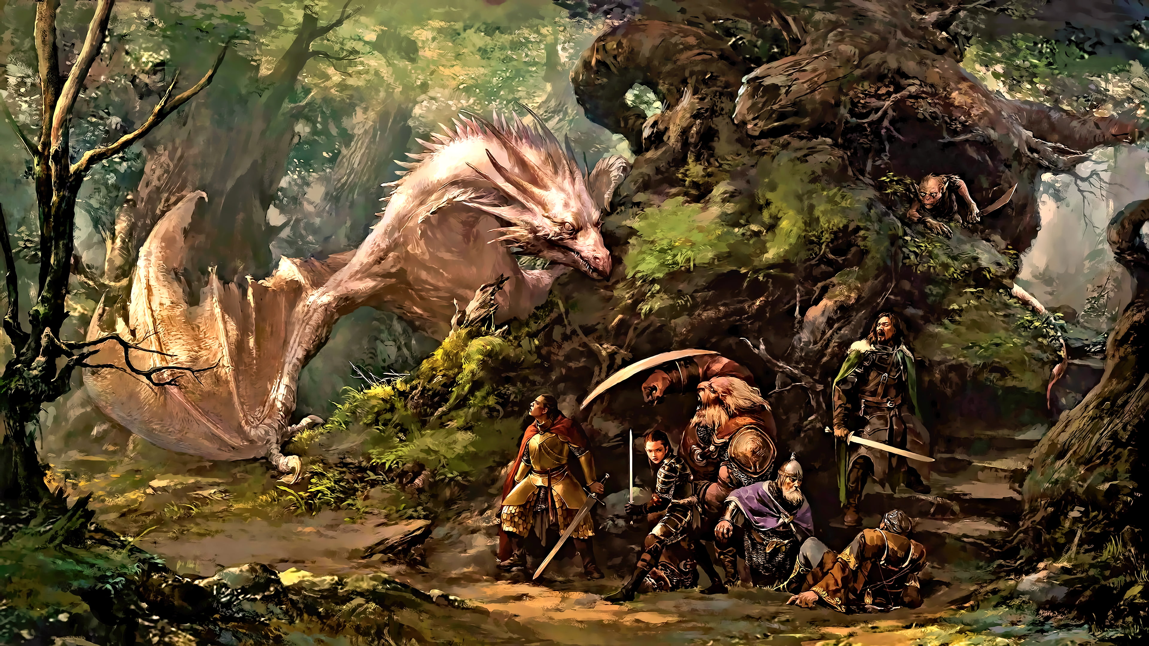 Fan Art, 4K, fantasy Art, dragon, Wyvern, artwork, HD Wallpaper
