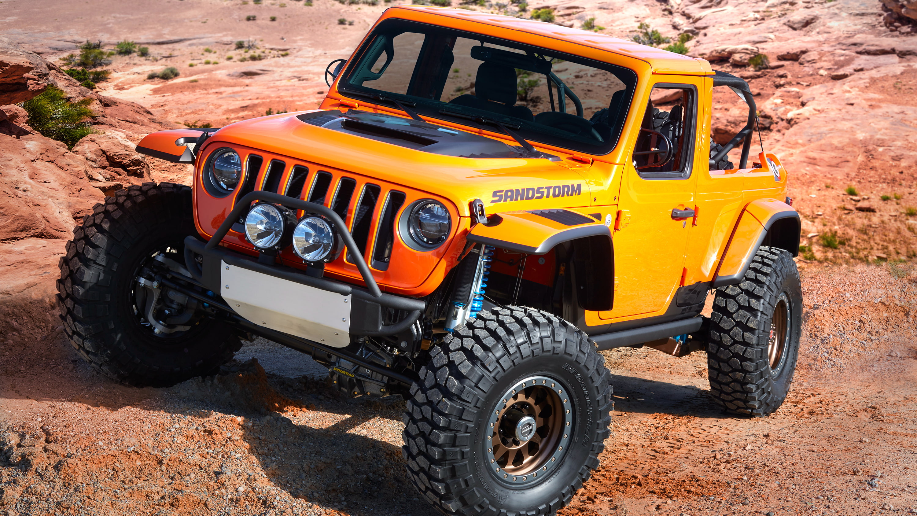 Concept, 2K, Sandstorm, 2018, Jeep, HD Wallpaper