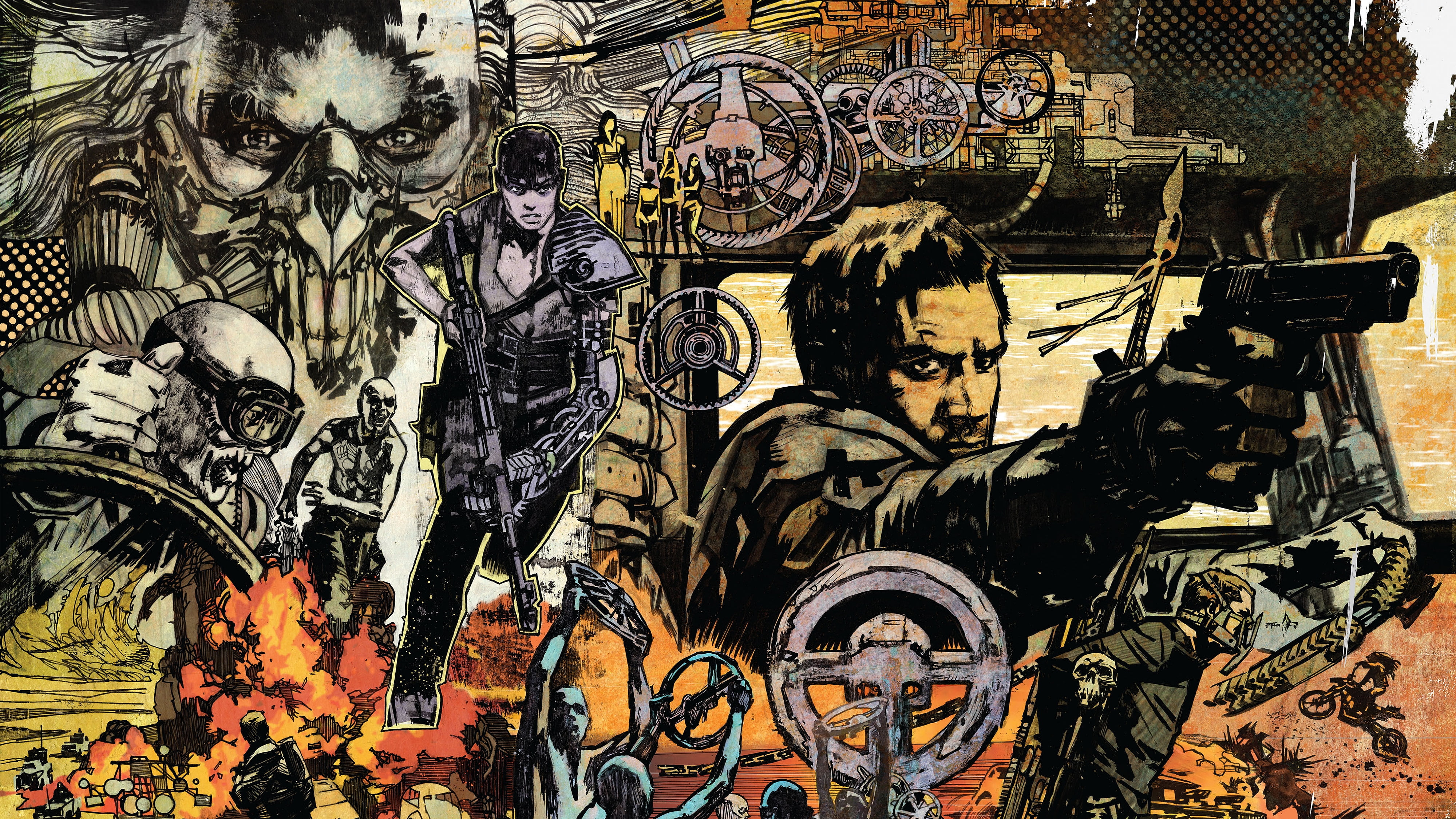 Max Rockatansky, Movie, 4K, Immortan Joe, Mad Max: Fury Road, Imperator Furiosa, HD Wallpaper