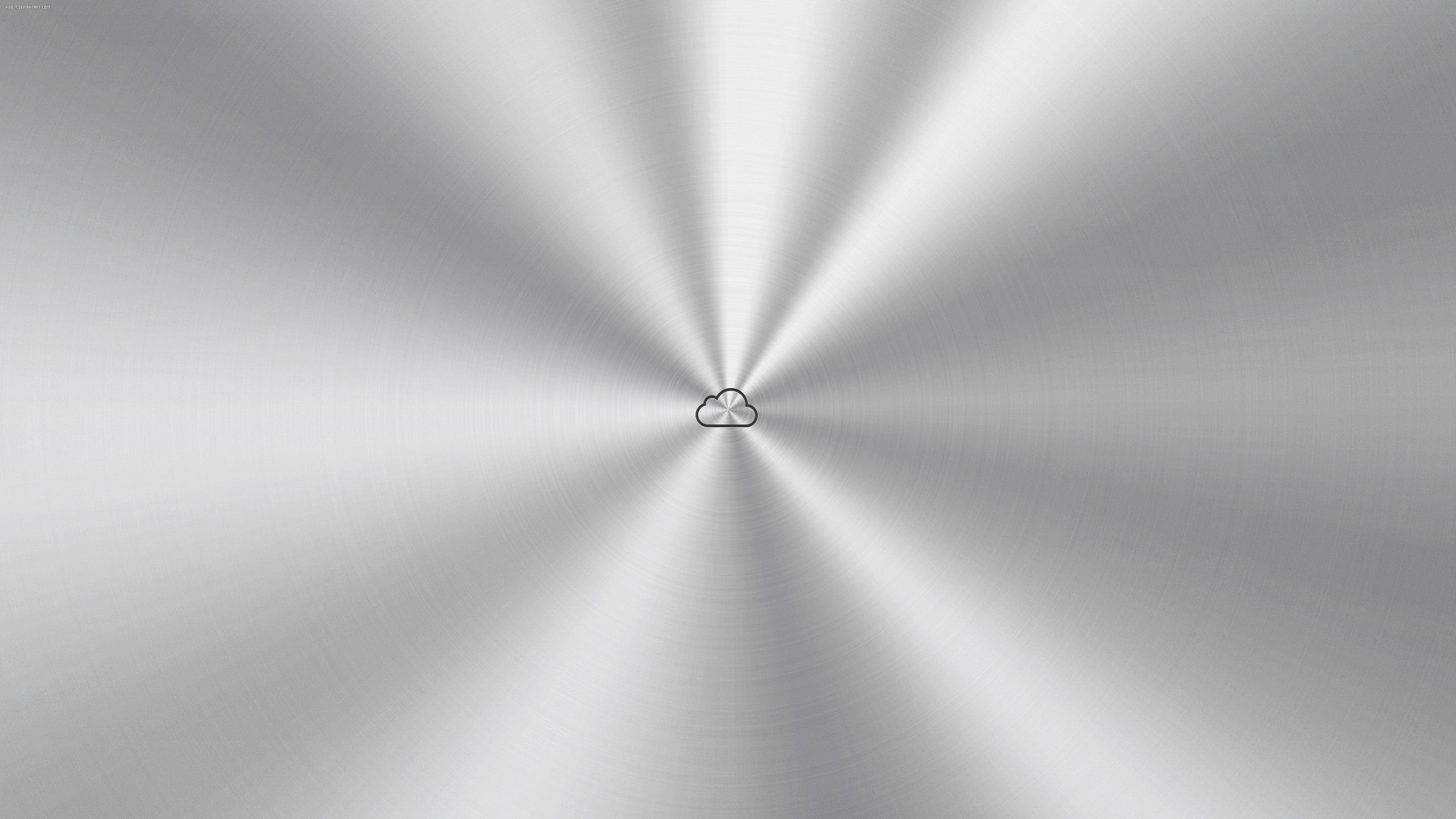 SURFACE, full frame, minimalism, abstract, chrome, light - natural phenomenon, backdrop, directly below, iCloud logo, gray, minimal Walls, reflection, stainless Steel, HD Wallpaper