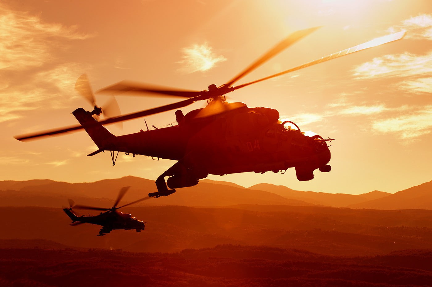 720P, helicopters, Mi-24p(Mi-35p), Russian Air Force, HD Wallpaper