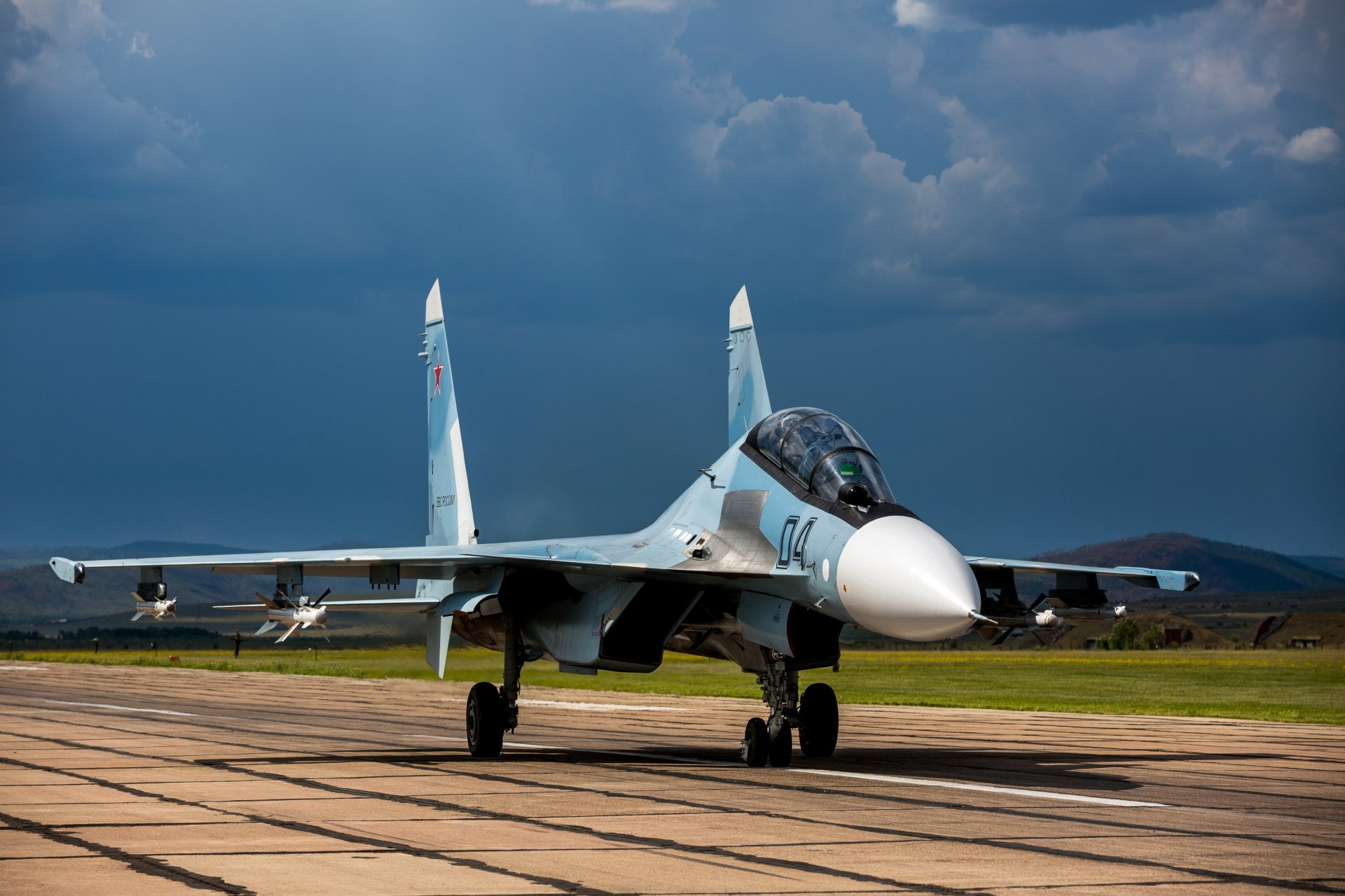 Jet Fighter, 1080P, Jet Fighters, Aircraft, Sukhoi Su-30, Warplane, HD Wallpaper