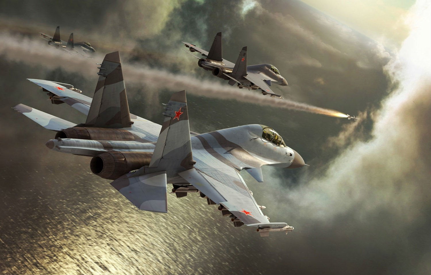 fighter plane, on the move, transportation, motion, Sukhoi Su-30MKI, air vehicle, smoke - physical structure, flying, speed, aerobatics, airplane, nature, HD Wallpaper