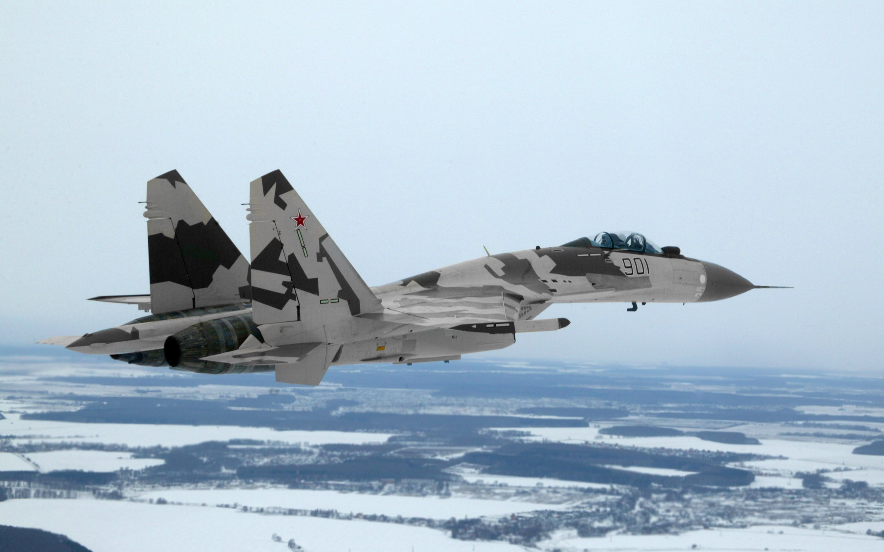vehicle, military aircraft, 2K, military, Sukhoi Su-35, Russian Air Force, HD Wallpaper