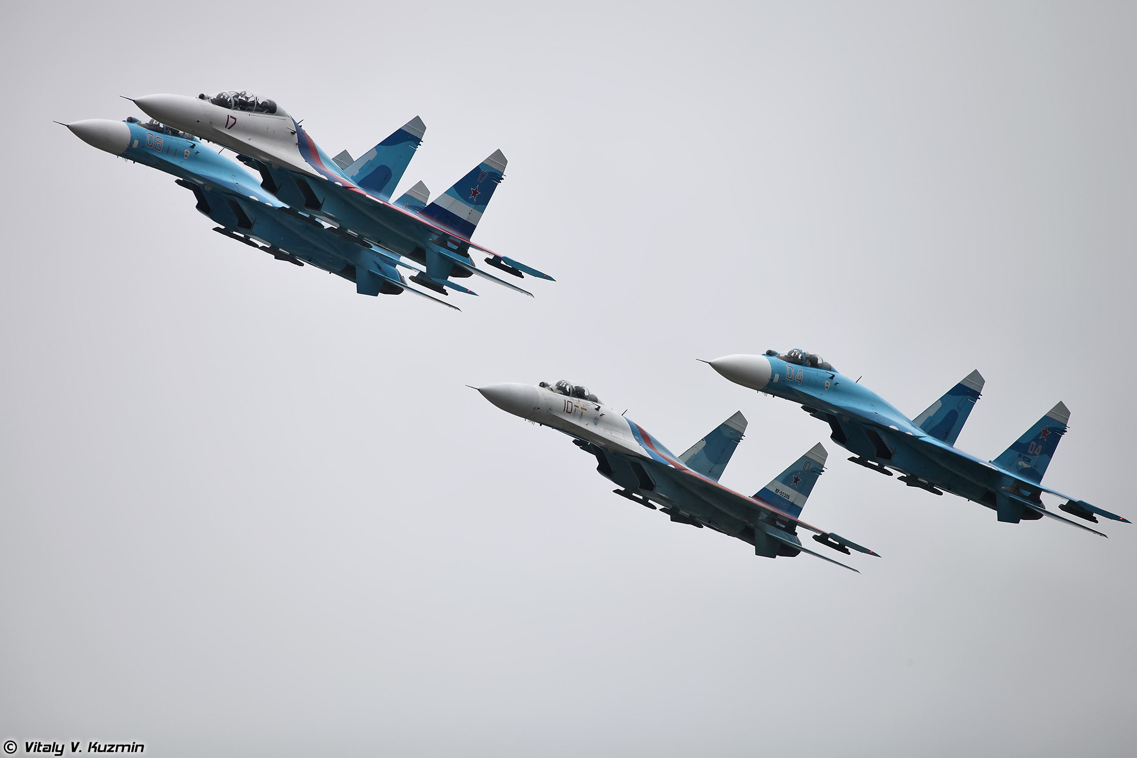 mid-air, military aircraft, airshows, plane, airshow, 1080P, motion, nature, outdoors, day, fighter plane, arrangement, military, Su-27, sky, military airplane, HD Wallpaper