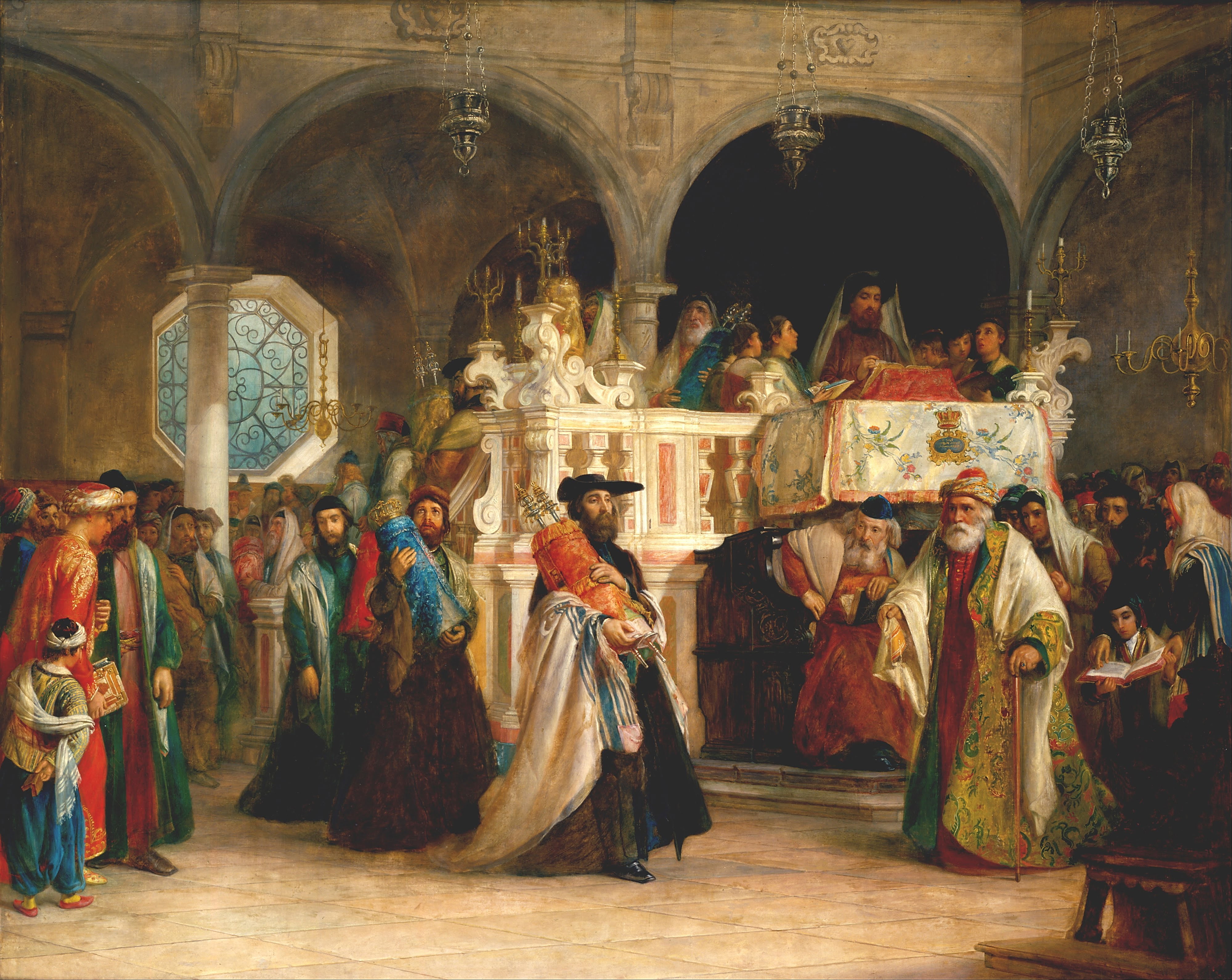 arabes, obispo, pintura, real, arte, 4K, palacio, HD Wallpaper