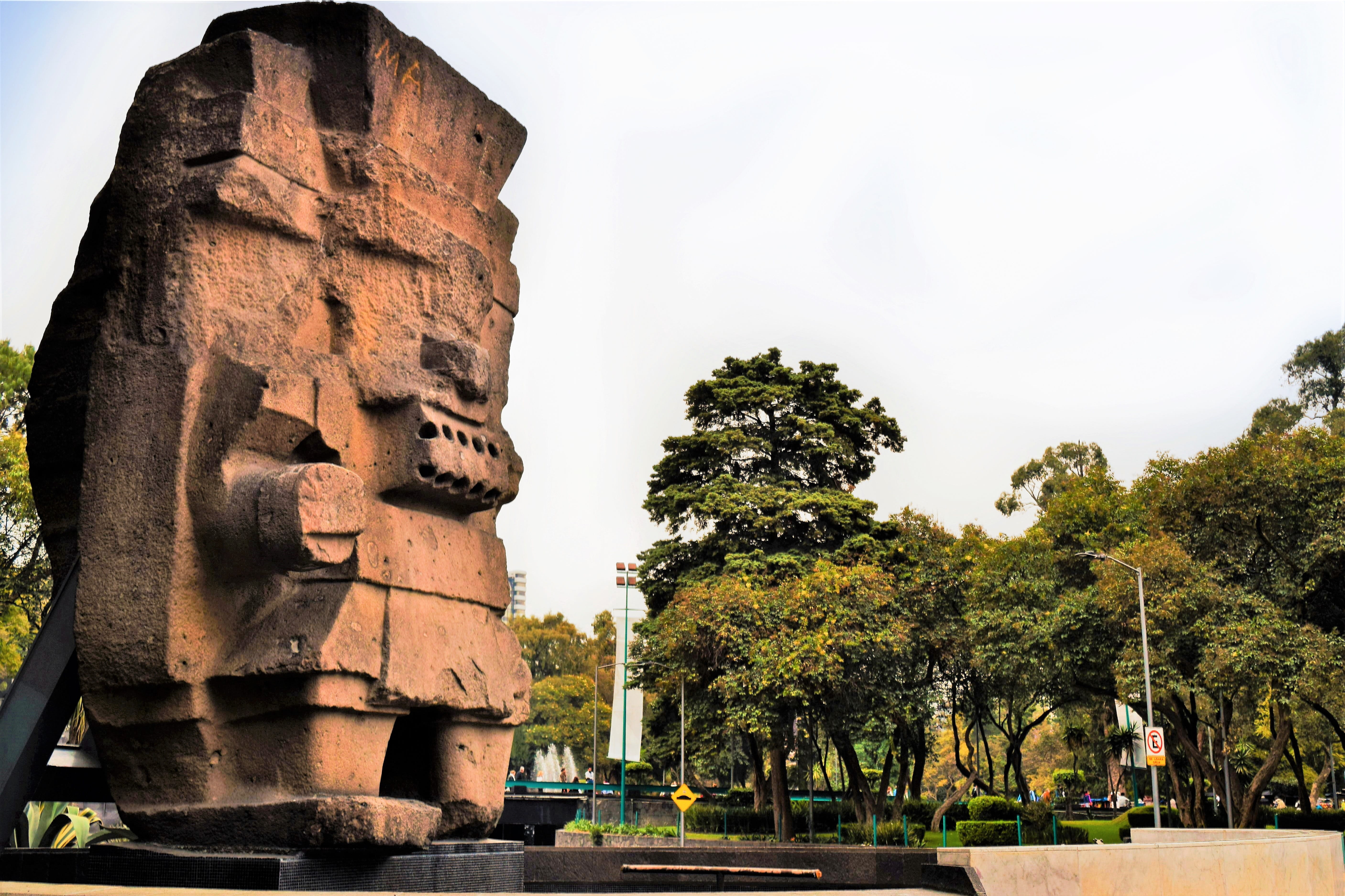 tourism, Museum, travel, statue, history, spirituality, Tlaloc, the past, cdmx, Mexico, travel destinations, architecture, art and craft, human representation, HD Wallpaper