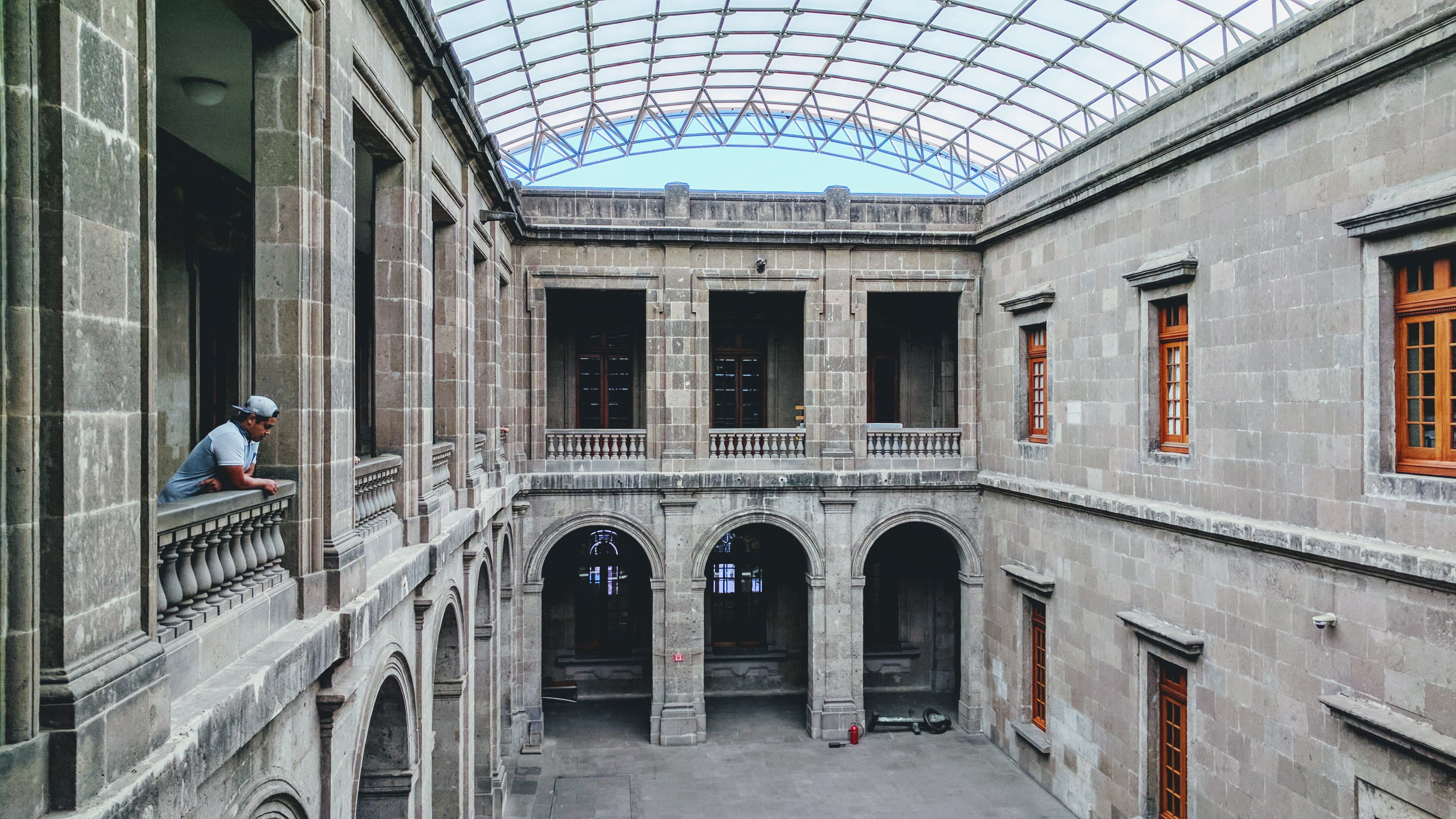 arch, architecture, anillo perif. blvd. adolfo lópez mateos, one person, reflection, mexico, the past, travel destinations, city, palace, built structure, HD Wallpaper