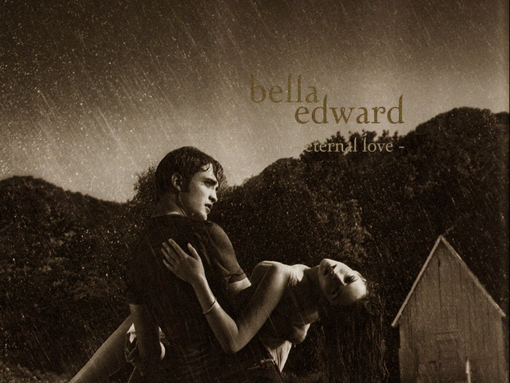 twilight, entertainment, 480P, art, movies, edward, eternal love, hd, bella, HD Wallpaper