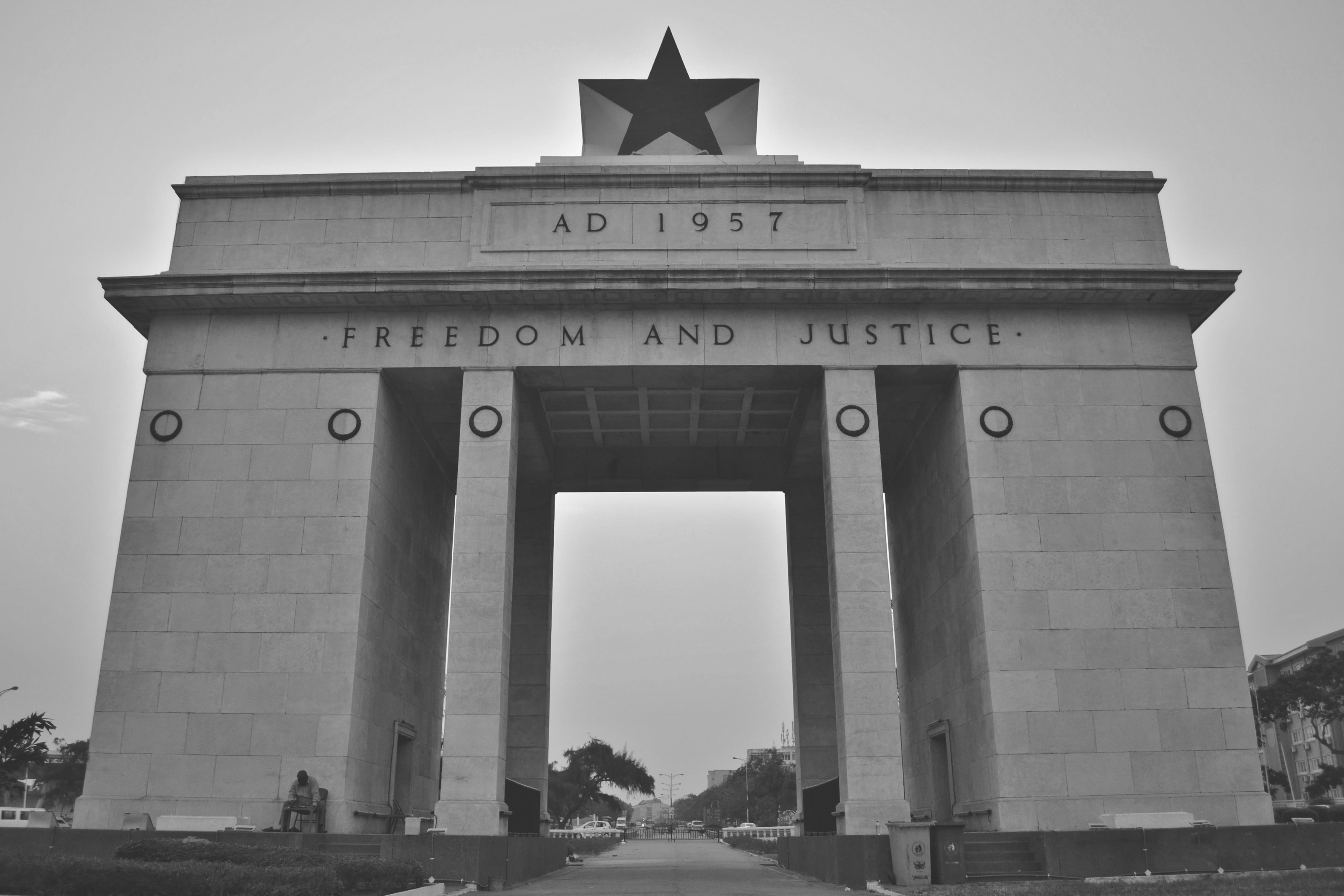 colonialism, star, travel destinations, low angle view, building exterior, text, monument, tourism, independence square, city, africa, travel, landmark, HD Wallpaper