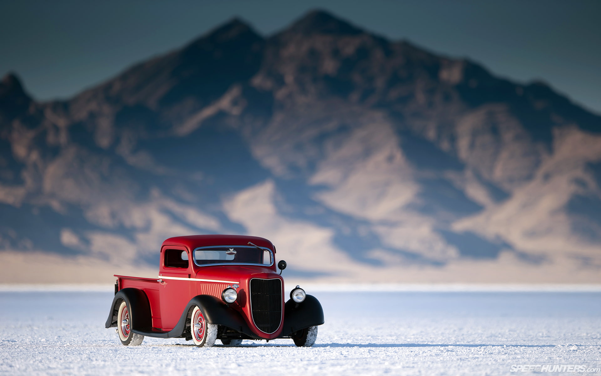truck, ford, salt, flat, classic, 1080P, rod, hd, cars, car, hot, HD Wallpaper