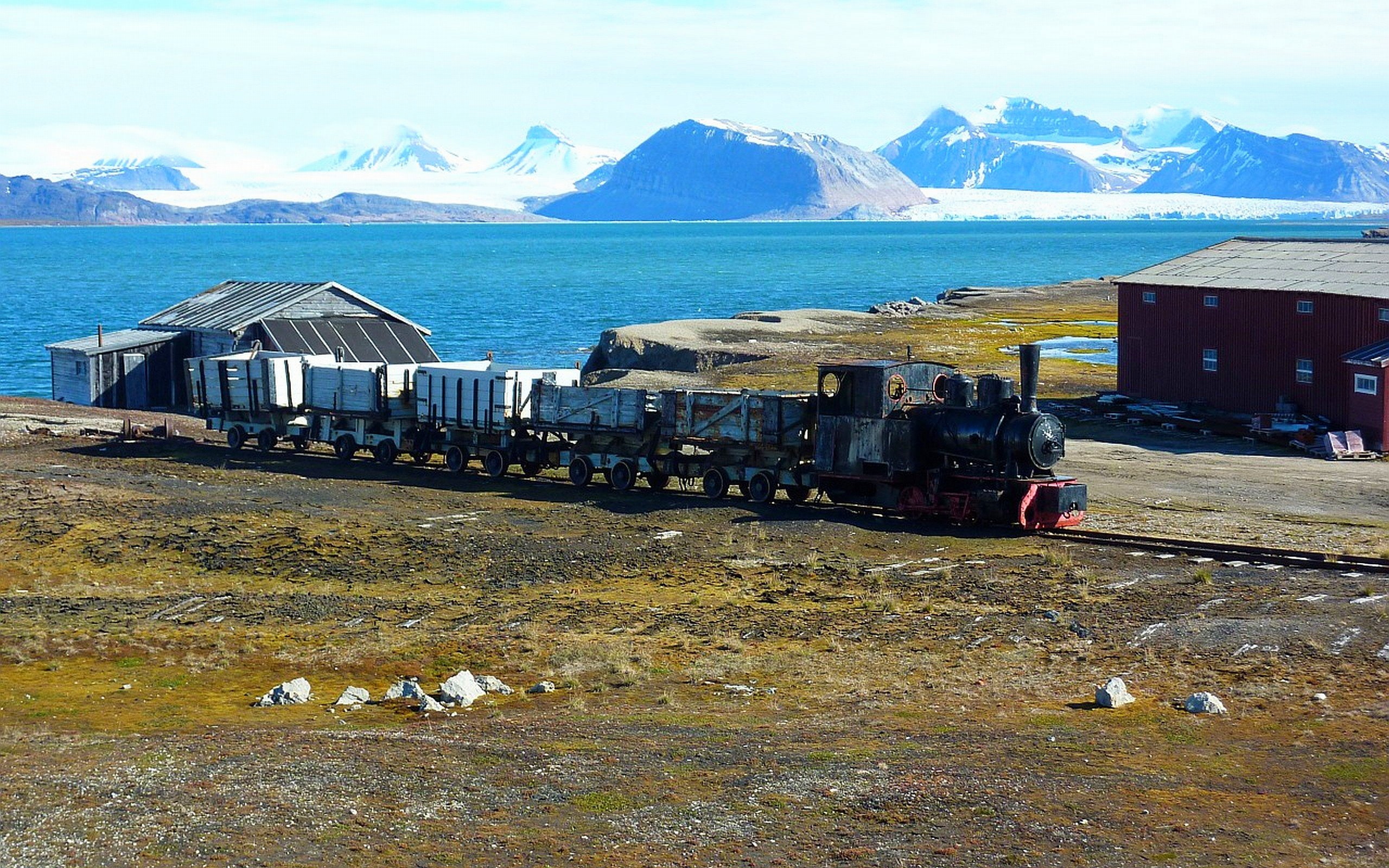 steamrailway, norway, 2K, svalbard, nyalesund, history, locomotive, HD Wallpaper
