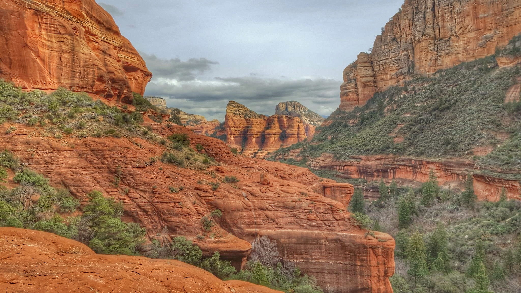 Usa, Sedona, majestic, beauty In Nature, national Park, formation, rock formation, landscapes, tourism, architecture, mountain, day, physical geography, HD Wallpaper