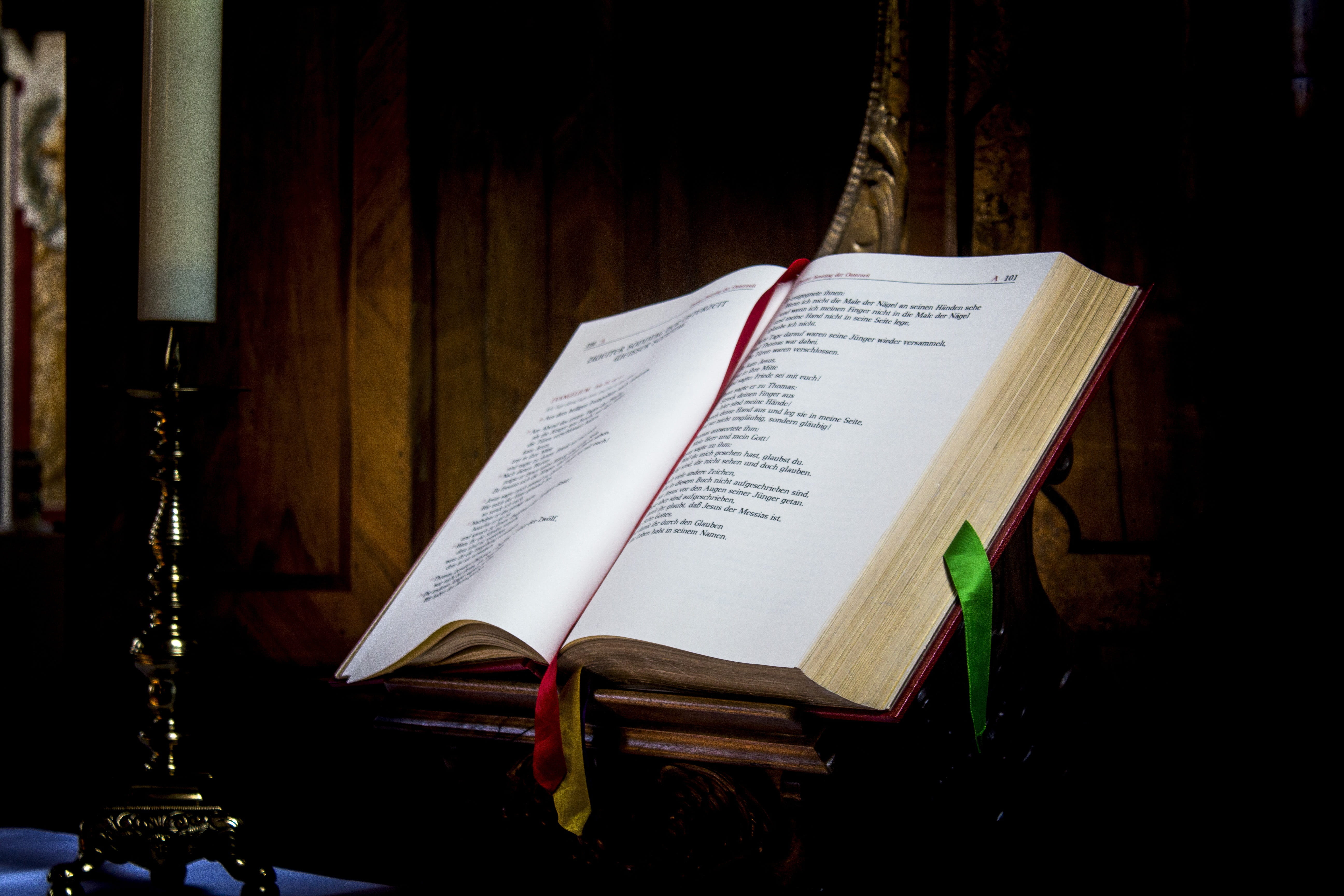 catholicism, sermon, still life, document, christ, consolation, education, publication, wood, 5K, hope, music, place of worship, prayer, hymnal, belief, HD Wallpaper