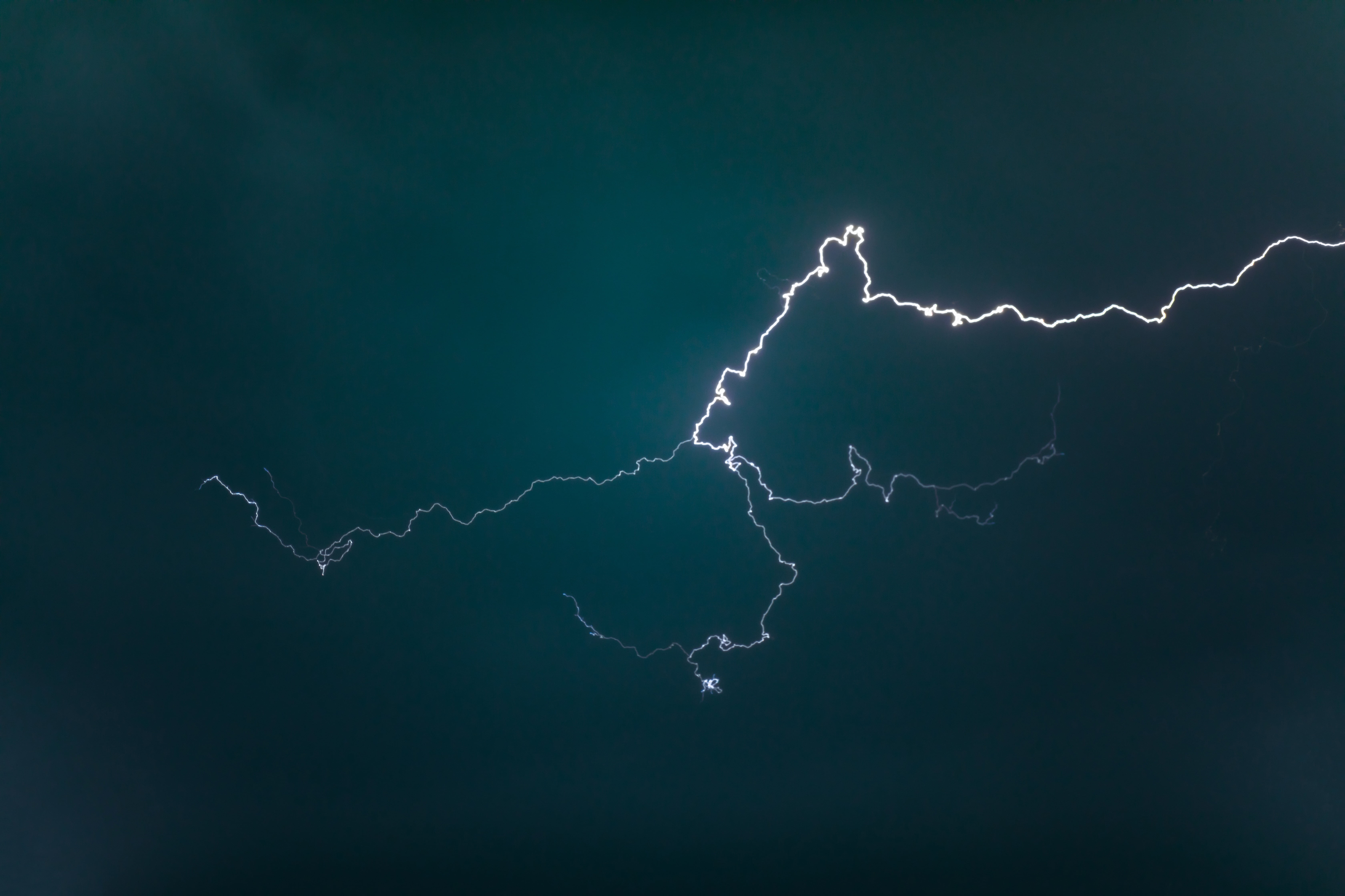 lightning, thunderstorm, beauty in nature, night, wet, rain, power, environment, illsutration, water, nature, dark, sign, sky, meteorology, warning sign, HD Wallpaper