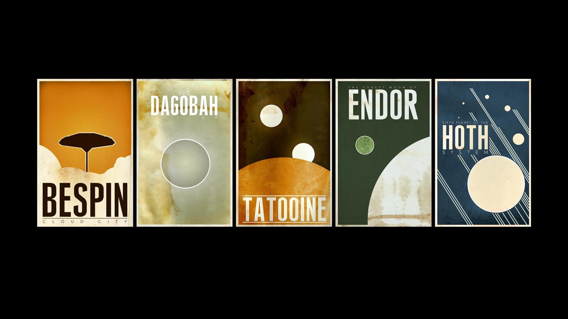 Hoth, Tatooine, Star Wars, Endor, Bespin, 1080P, Dagobah, HD Wallpaper