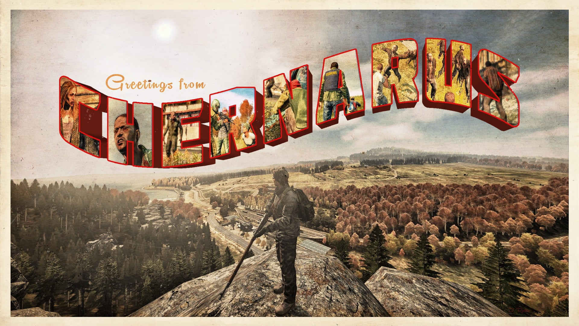 chernarus, representation, video games, leisure activity, full length, standing, real people, art and craft, nature, communication, human representation, HD Wallpaper