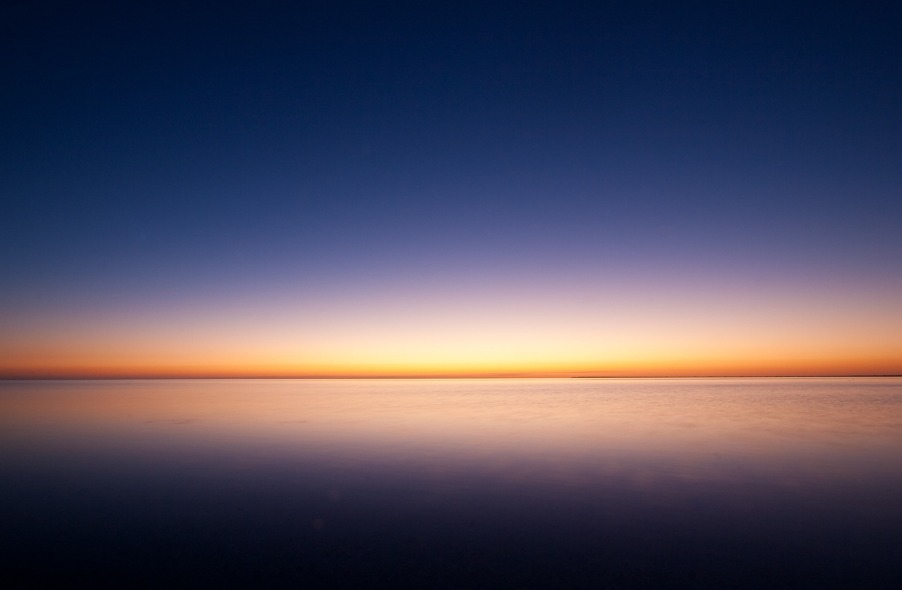 hd, 2K, simple background, sunrise, minimalism, ocean, minimalist, nature, HD Wallpaper