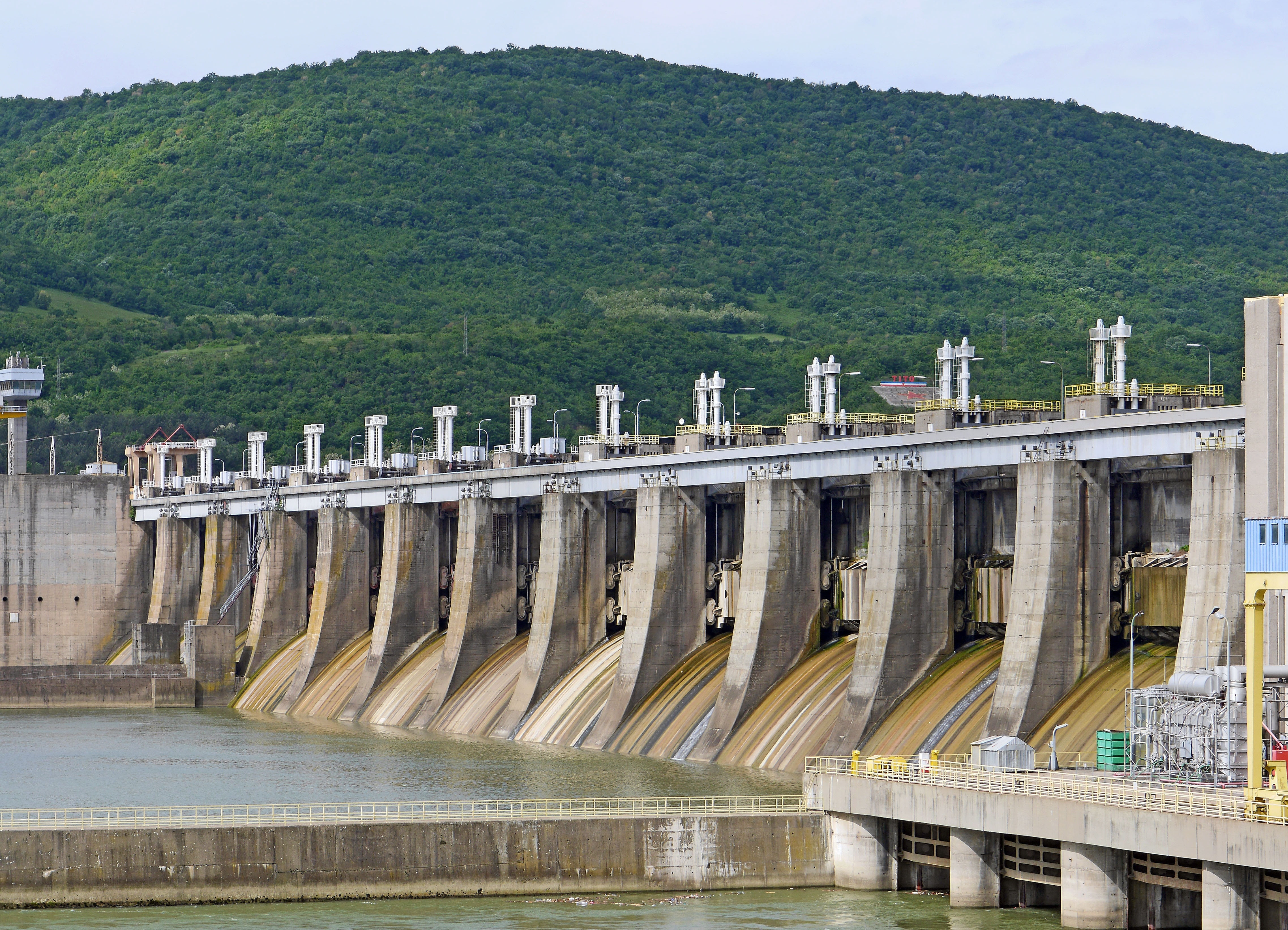 südkarparten, nature, no people, plant, dammed, derdap1, current, connection, architecture, flood protection, balkan, flowing water, serbia, djerdap1, river, HD Wallpaper