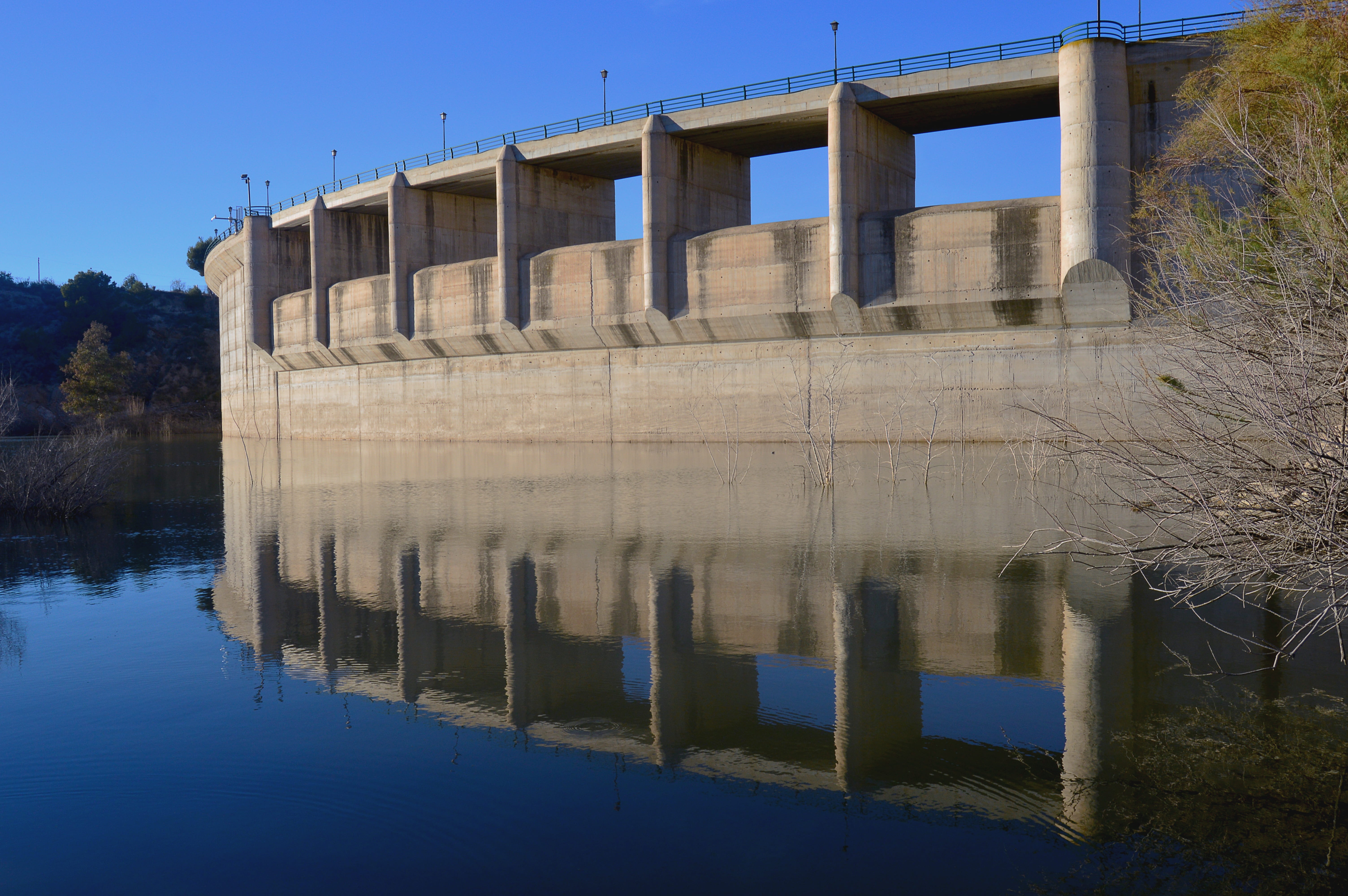 environmental conservation, architecture, construction, sky, fuel and power generation, marsh, reflection, renewable energy, reservoir, built structure, HD Wallpaper