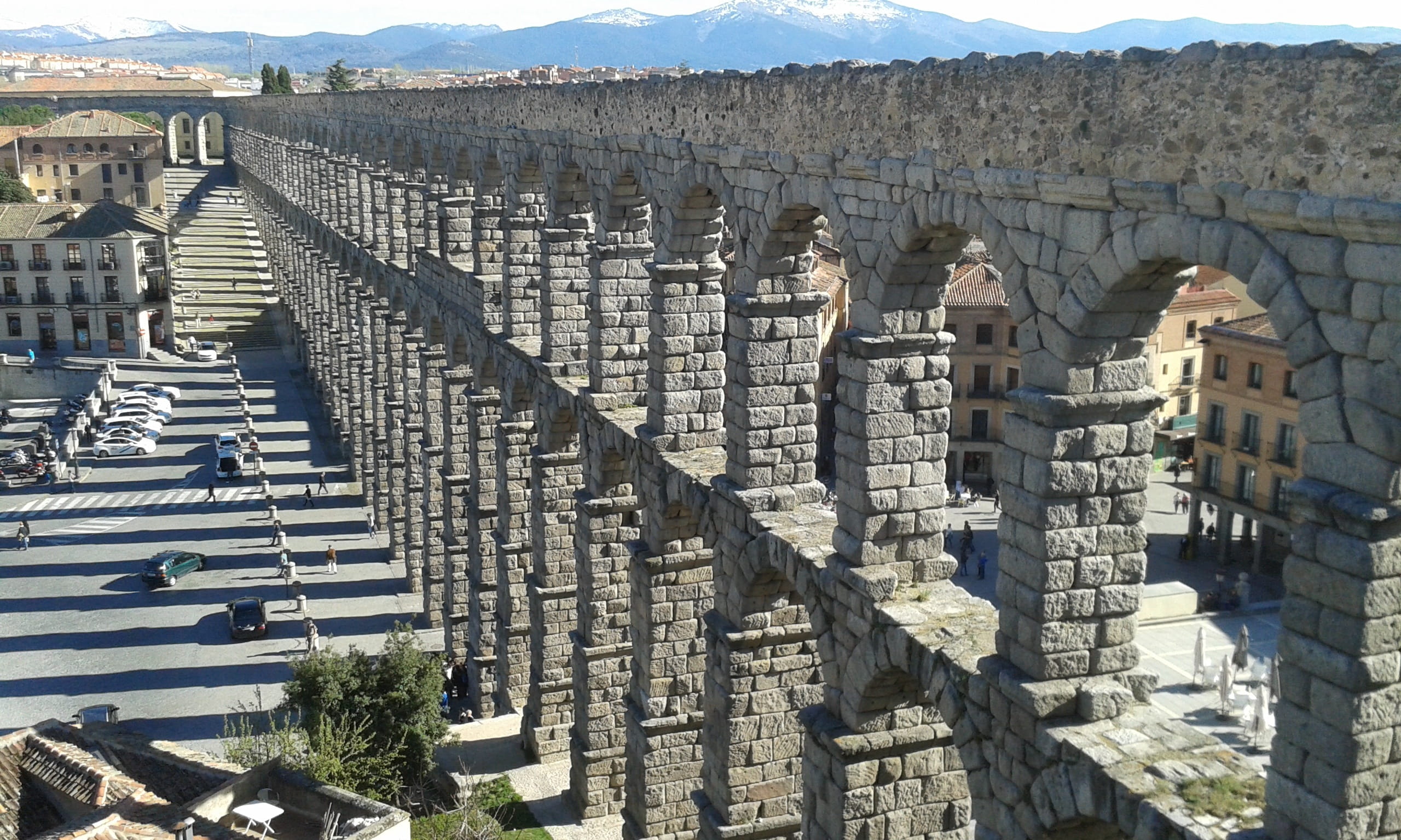 spain, built structure, direction, outdoors, architecture, center, travel destinations, building exterior, travel, tourism, segovia, heritage, Roman, Segovia, HD Wallpaper