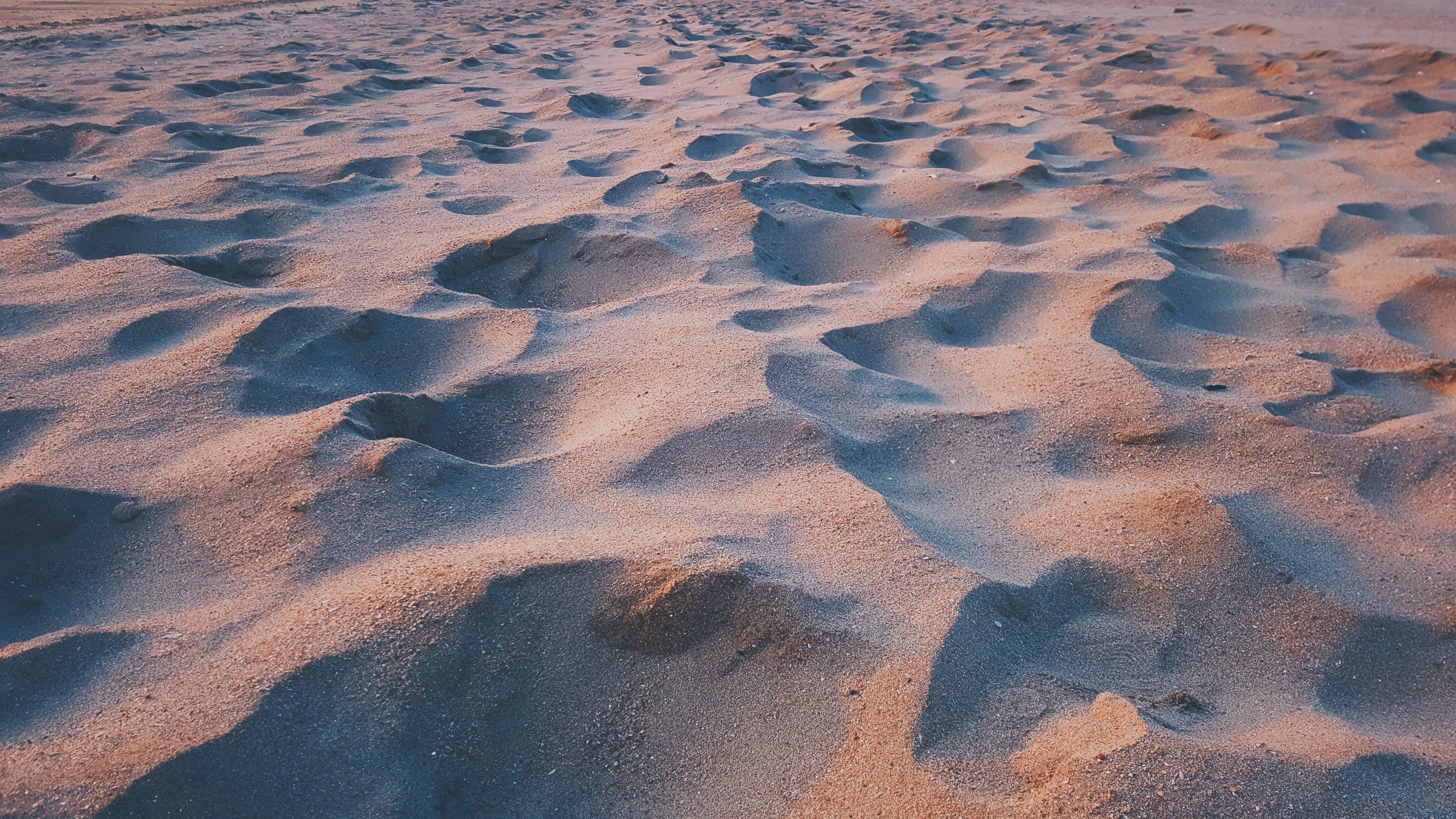 5K, pattern, shadow, minimal, sunset, arid climate, sand, nature, beauty in nature, wind, sand dune, tranquility, beach, scenics - nature, land, landscape, HD Wallpaper