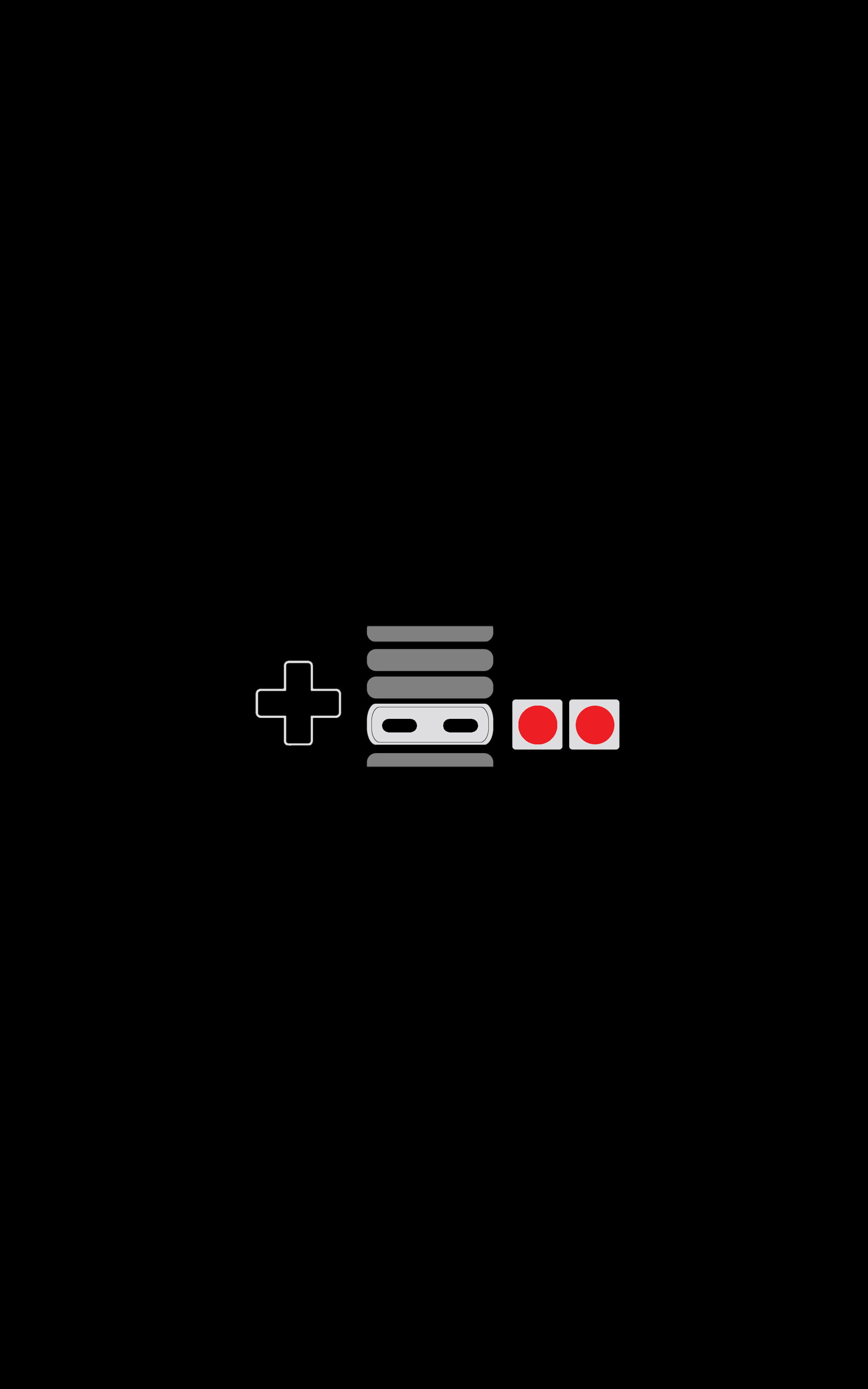 Nintendo Entertainment System, minimalism, 2K, video games, retro games, portrait display, controllers, Phone HD Wallpaper