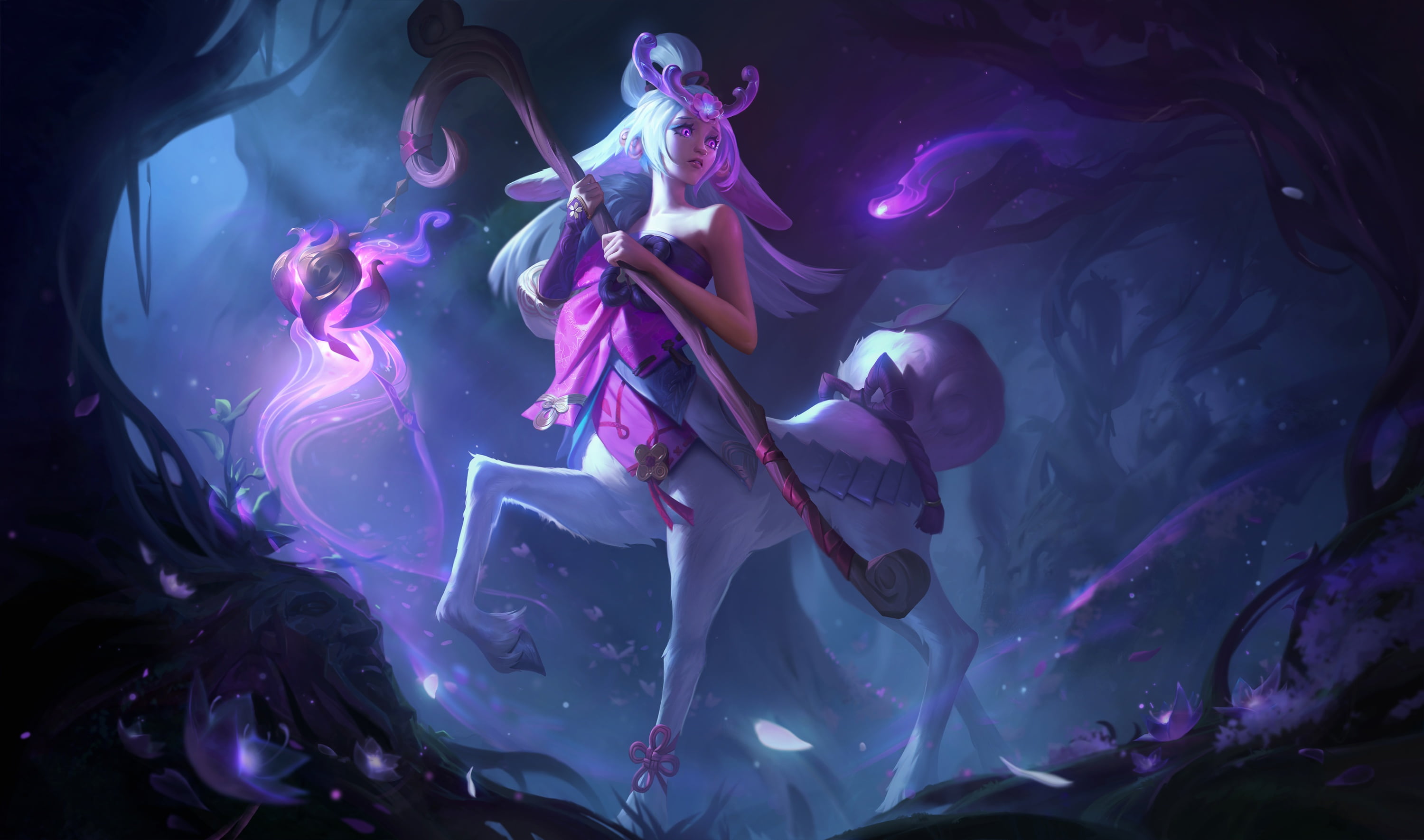 2K, League of Legends, lillia (leauge of legends), HD Wallpaper