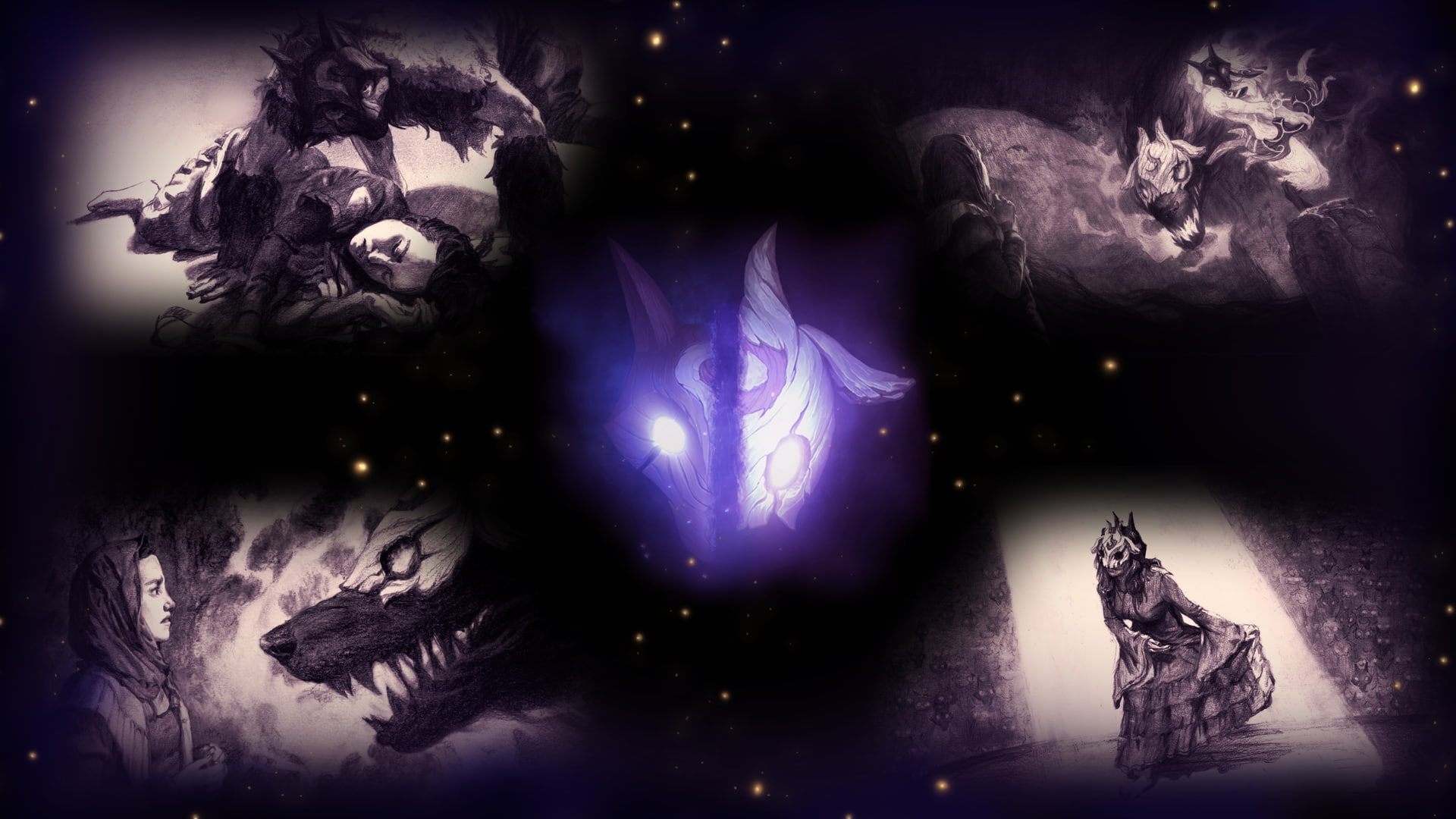 Kindred, 1080P, League of Legends, HD Wallpaper