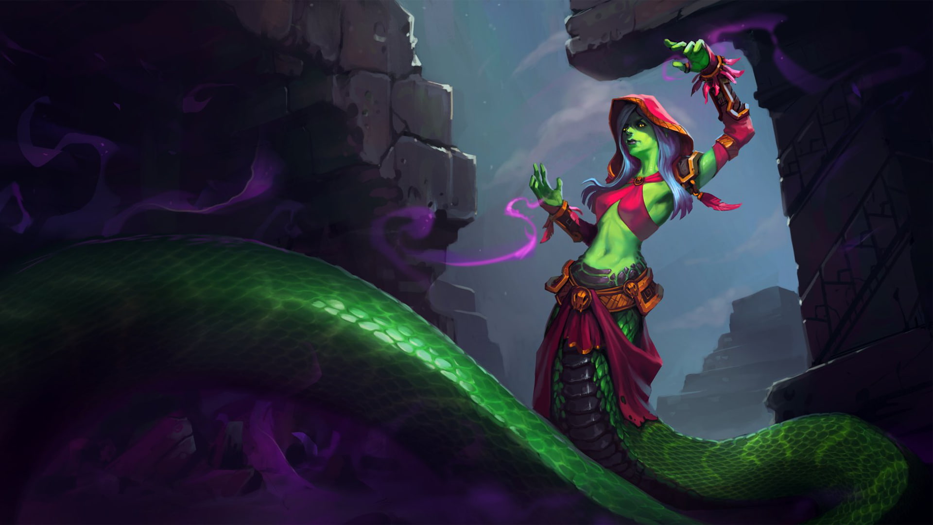 Cassiopeia (League Of Legends), 1080P, Video Game, League Of Legends, HD Wallpaper