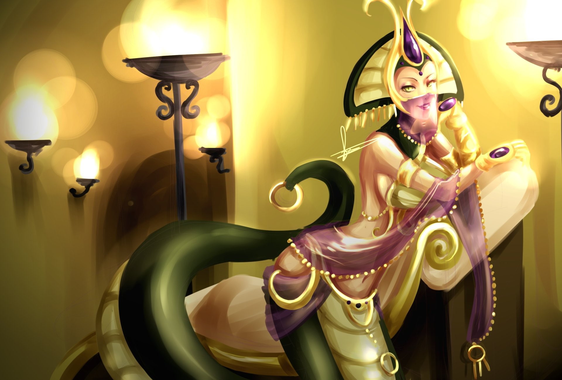 League Of Legends, Woman, Video Game, 1080P, Cassiopeia (League Of Legends), Fantasy, HD Wallpaper