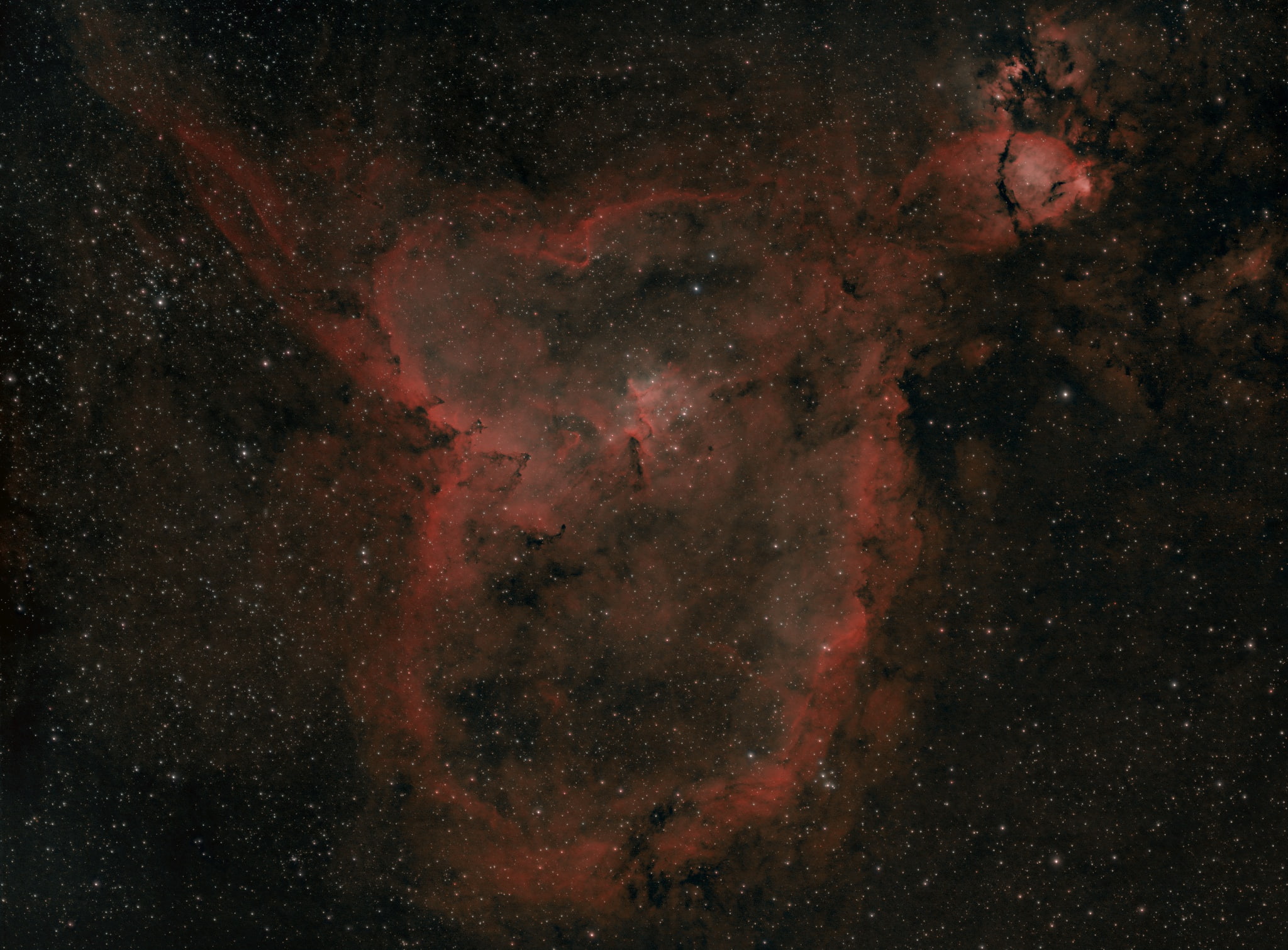 sleeve, Heart, Cassiopeia., 1080P, in the galaxy, in the constellation, Perseus, The Milky Way, Is, emission nebula, HD Wallpaper