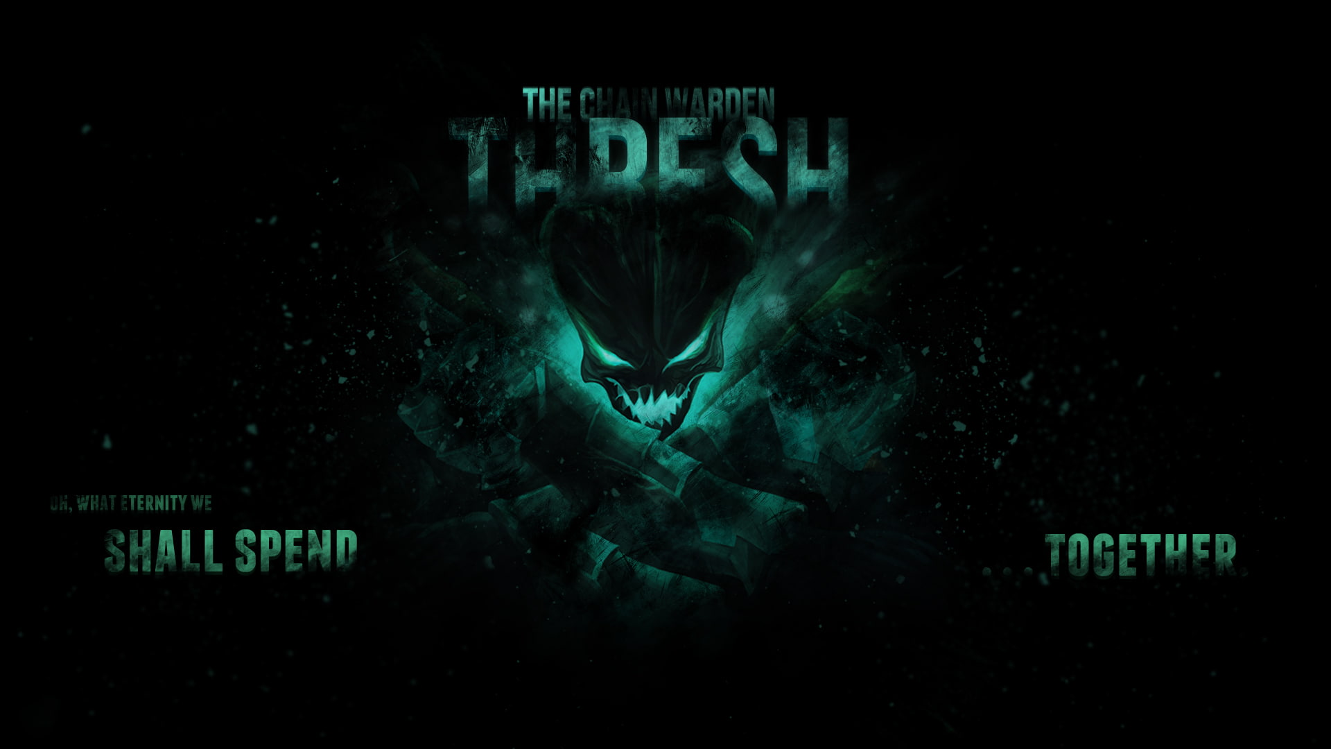 Thresh, green, 1080P, League of Legends, HD Wallpaper