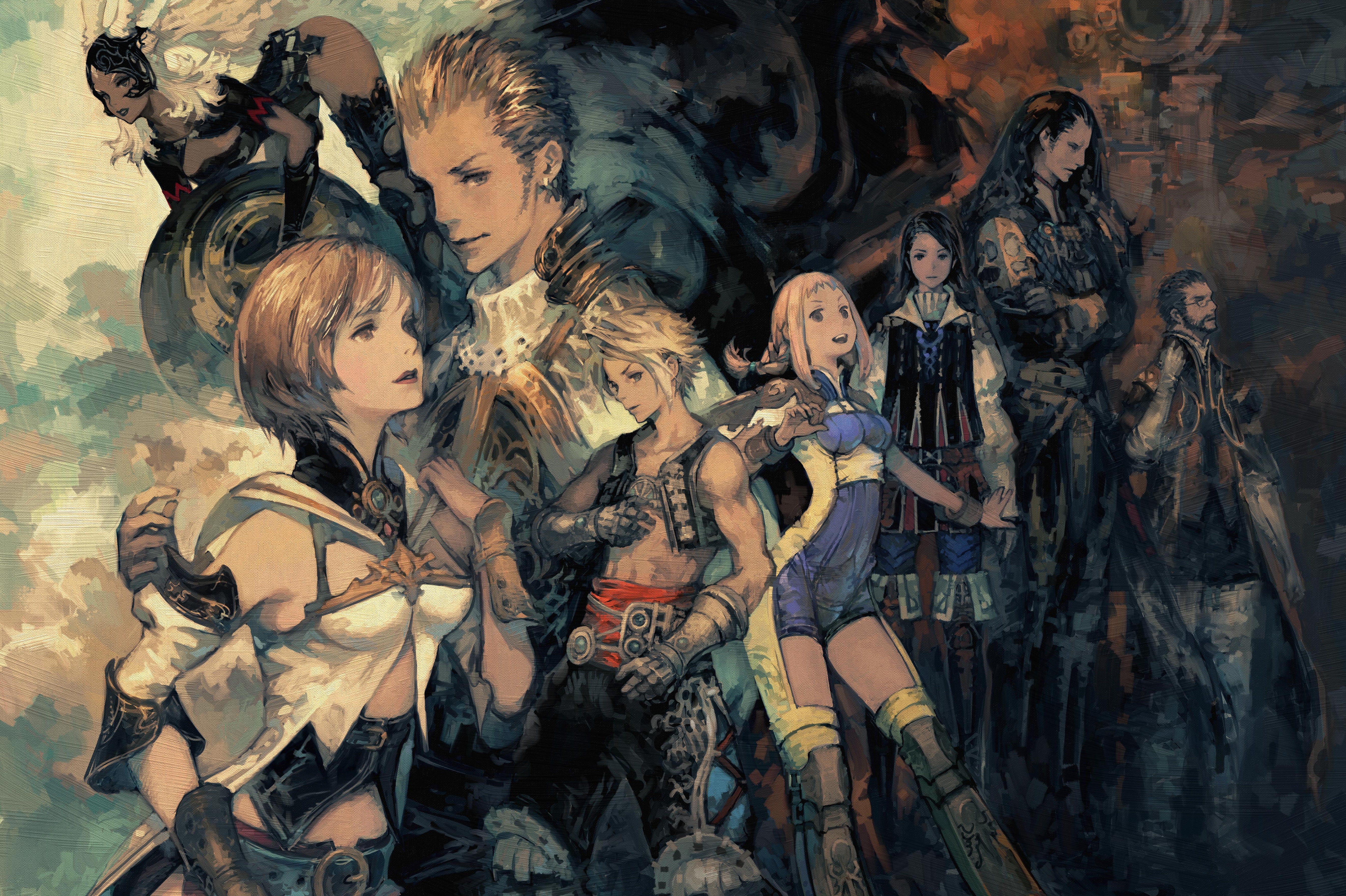 Larsa Ferrinas Solidor, Balthier (Final Fantasy), Penelo (Final Fantasy), Final Fantasy XII, Fran (Final Fantasy), Vayne Carudas Solidor, Cidolfus Demen Bunansa, HD Wallpaper