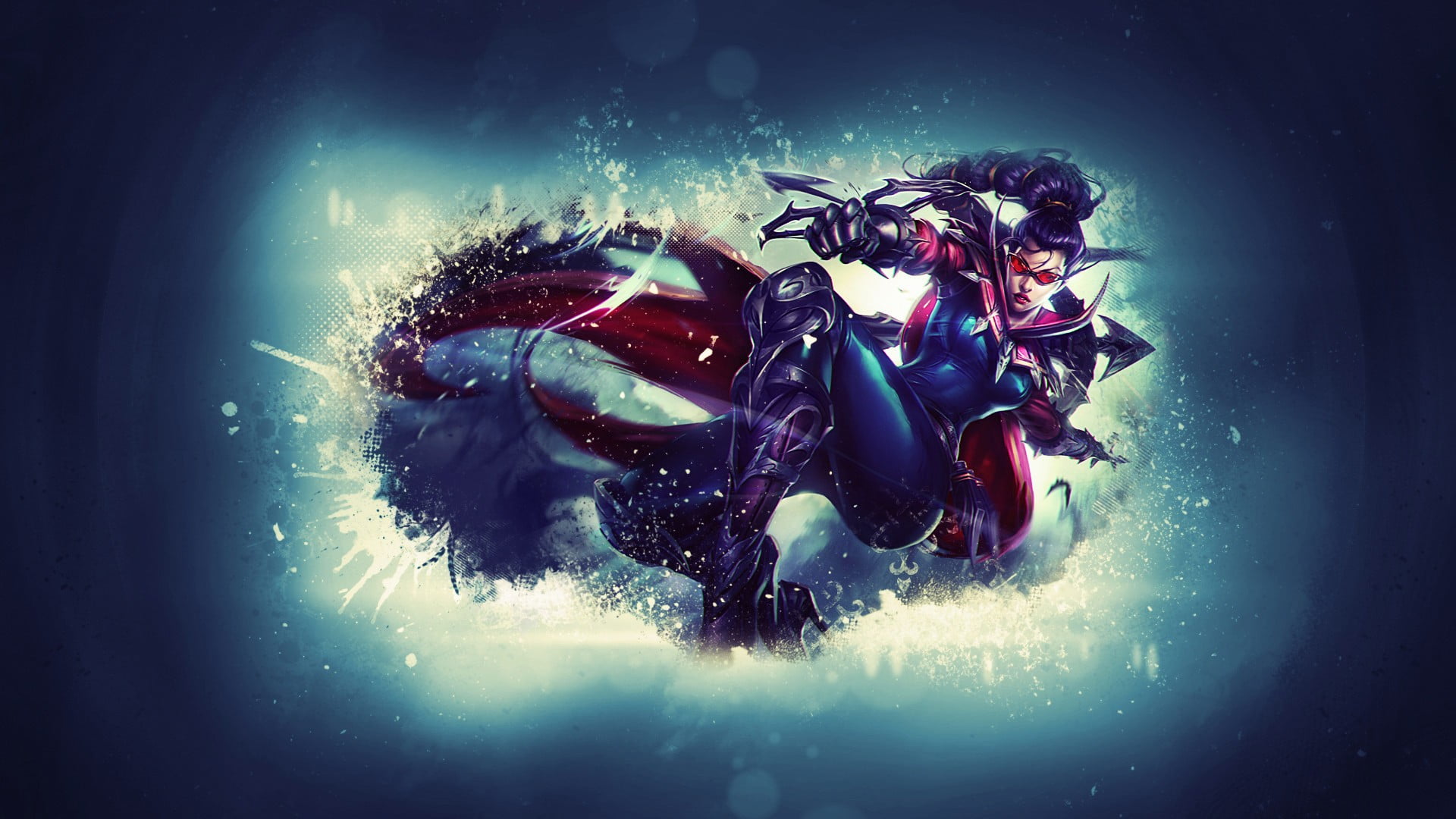vitality, beauty in nature, lifestyles, close-up, water, illustration, day, power, 1080P, character, League of Legends, sea, outdoors, one person, Vayne (League of Legends), HD Wallpaper