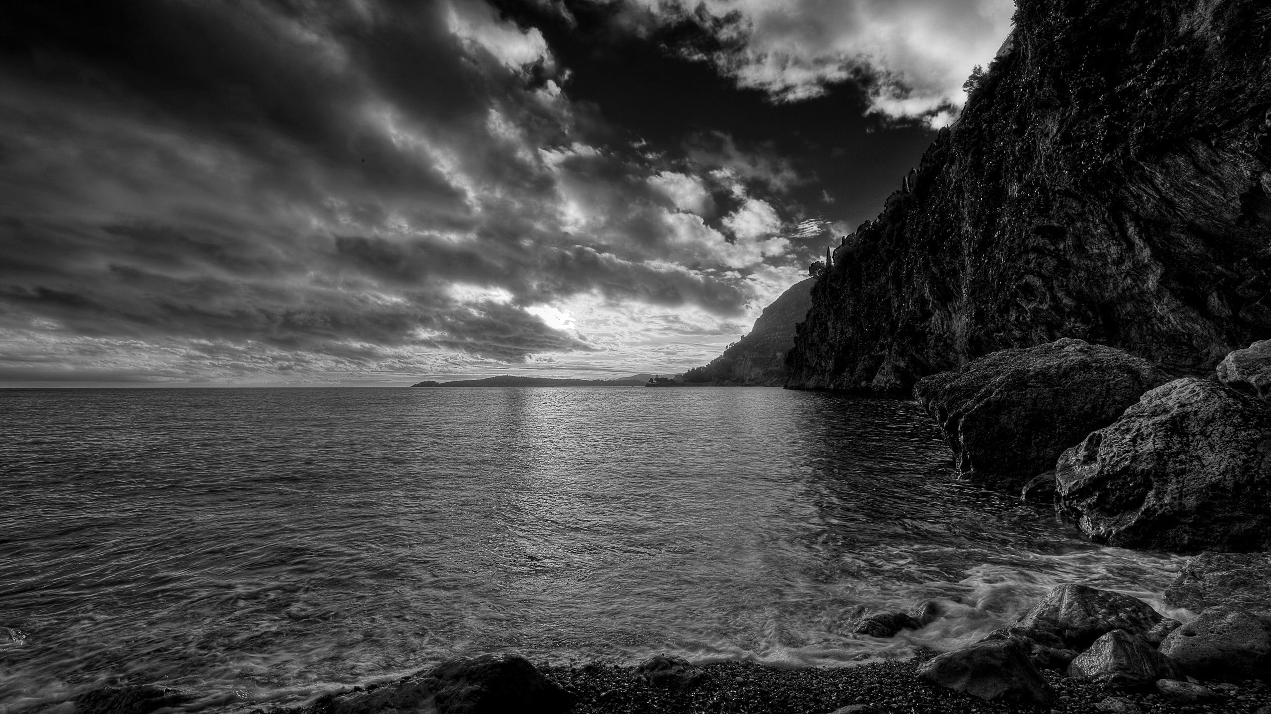 5D, cliff, 2560x1440, nature, 2K, HD Wallpaper