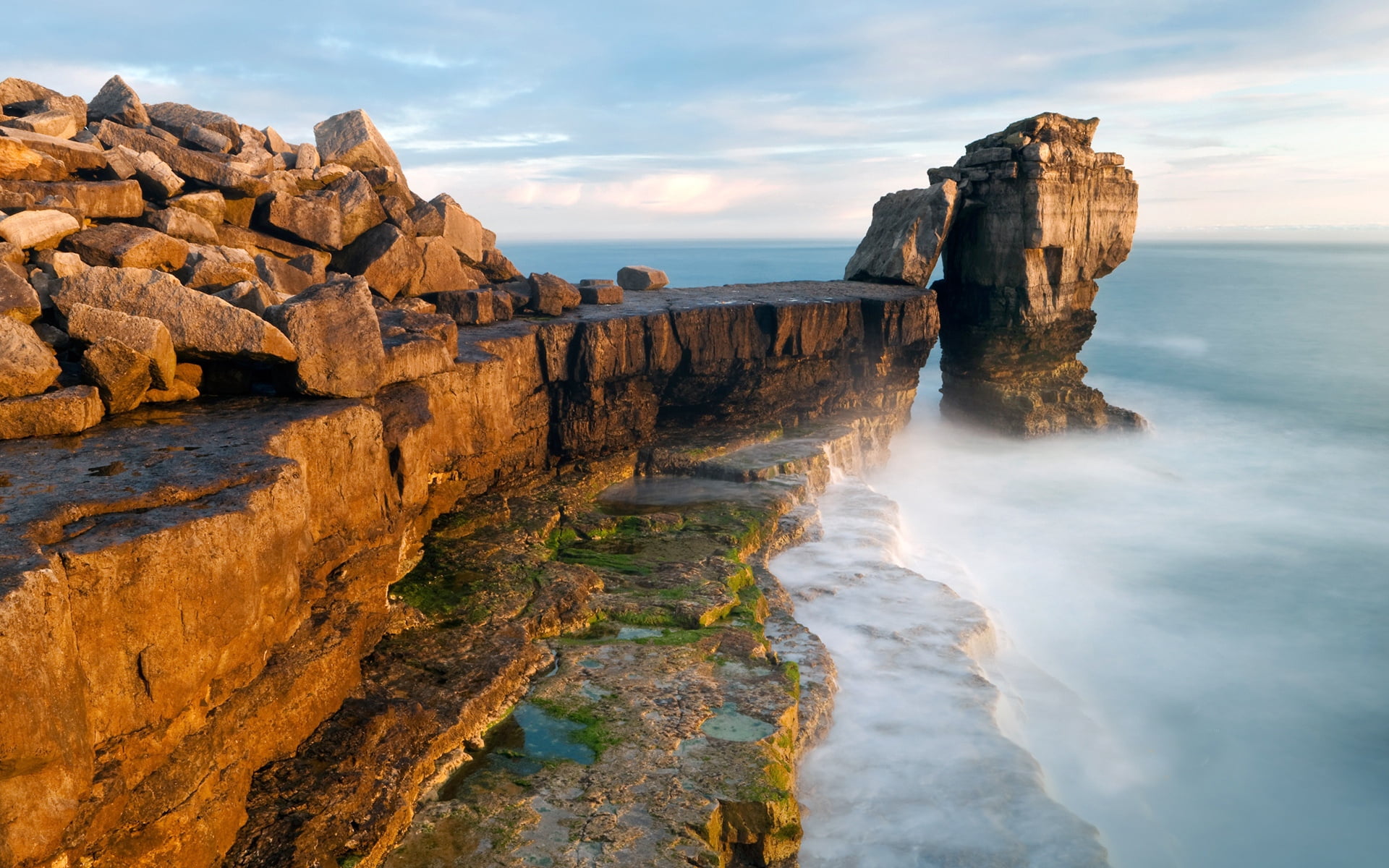 seascape, nature, famous Place, waters Edge, motion, outdoors, foam, water, twelve Apostles Sea Rocks, scenics, landscape, travel, australia, no People, HD Wallpaper