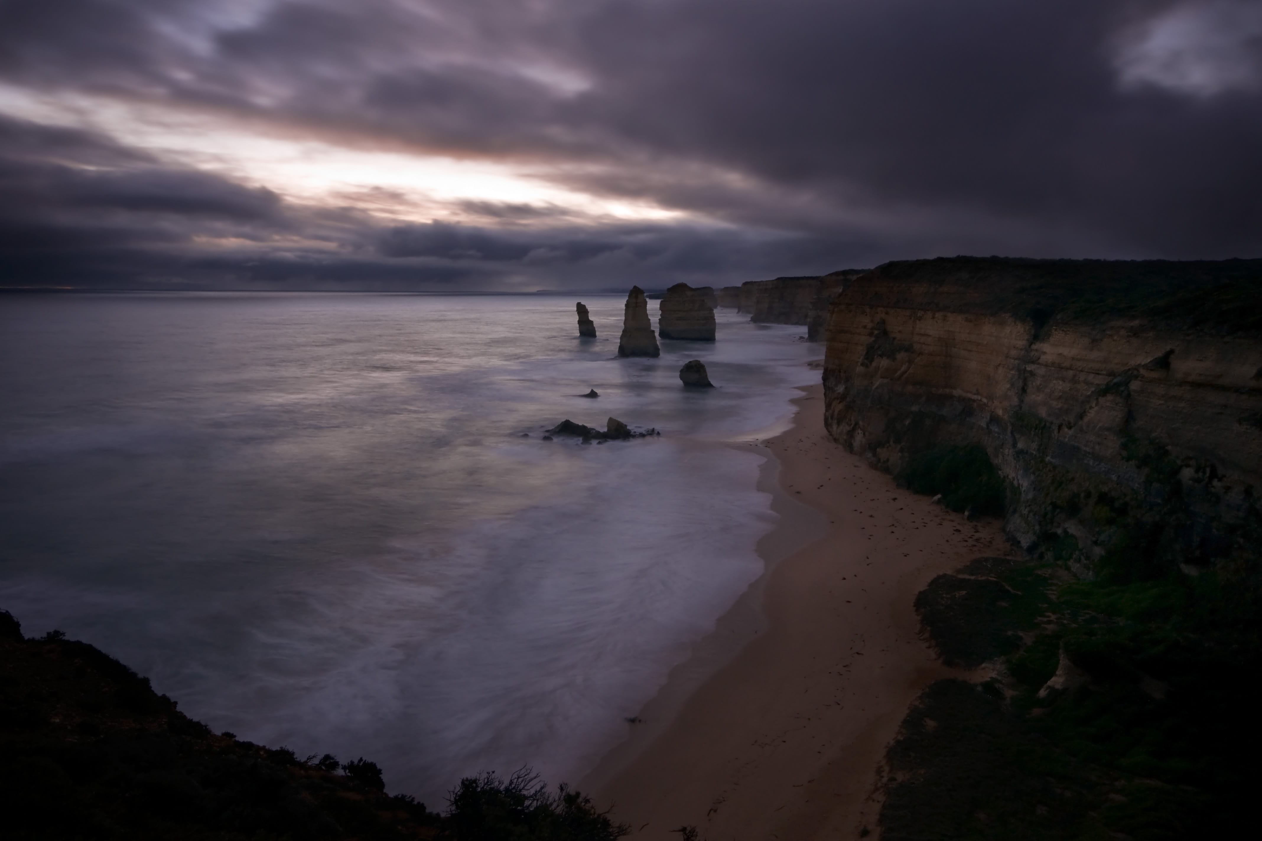 long exposure, famous Place, atlantic Ocean, outdoors, sand, the Burren, travel Destinations, landscape, rock, travel, formation, evening, australia, awe, HD Wallpaper