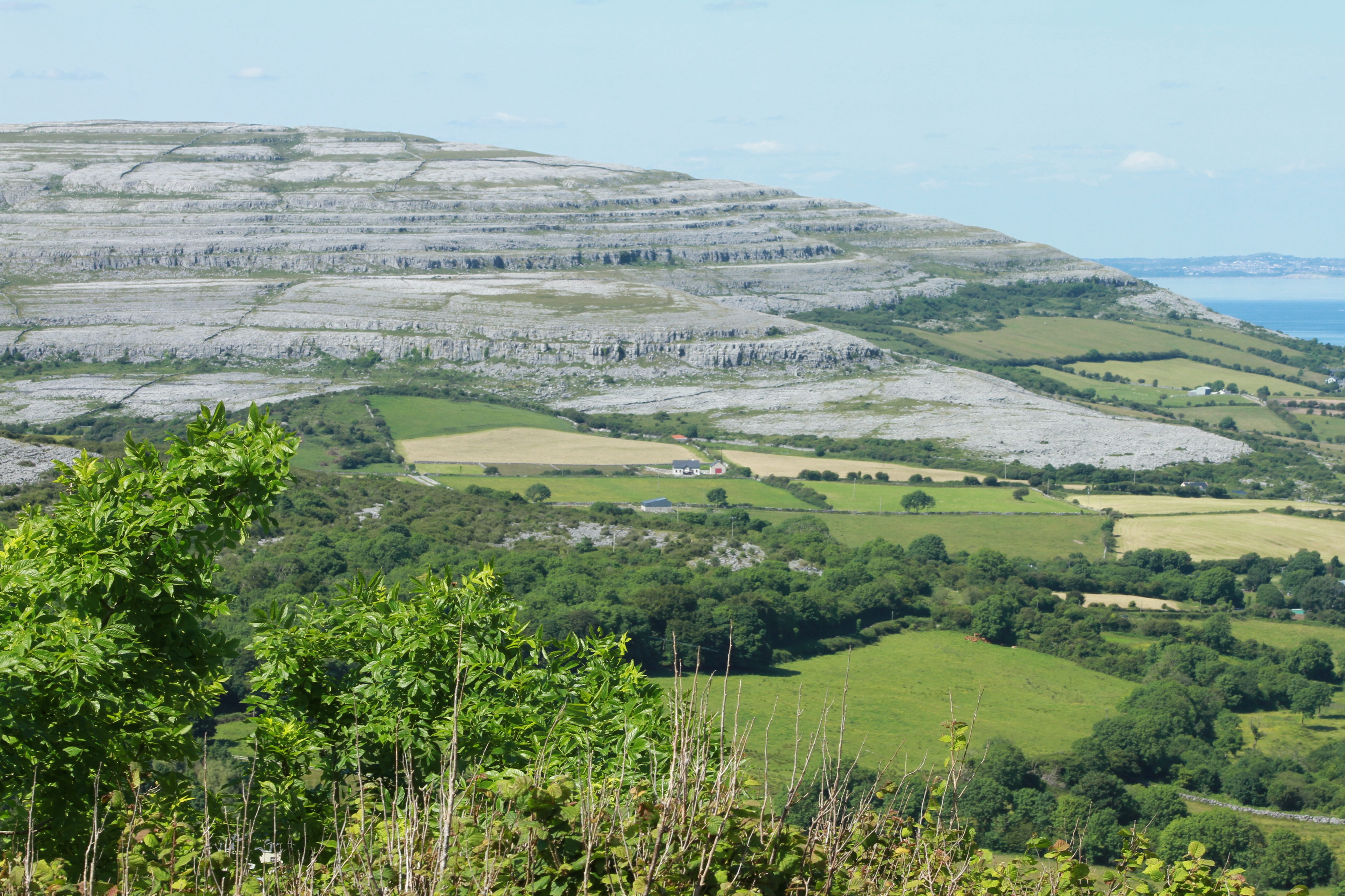 day, co, scenics - nature, environment, green color, 5K, ireland, tranquility, field, limestone rock formation, idyllic, view of the burren, non-urban scene, HD Wallpaper